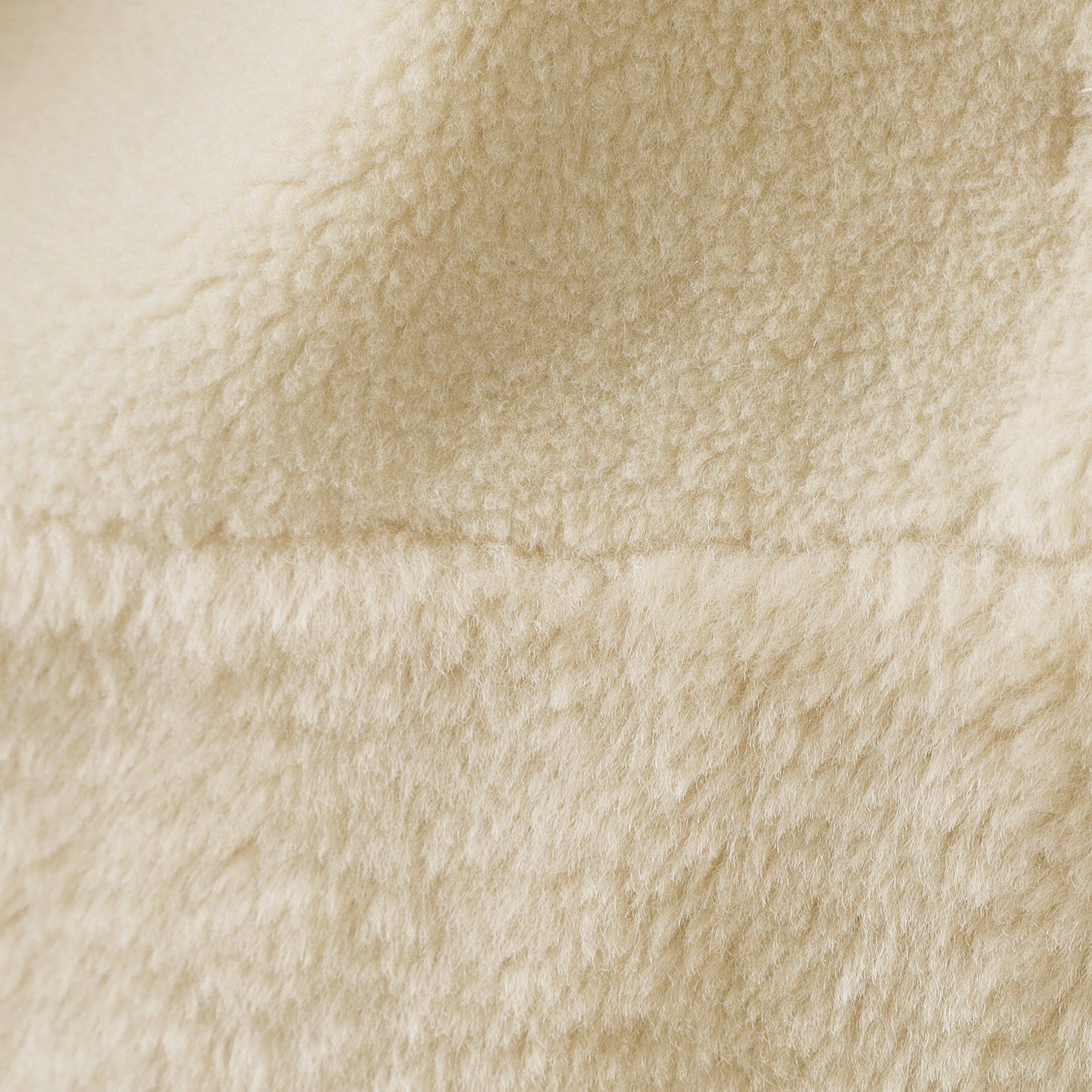 OPAQUE.CLIP「フェイクボア切替ショートコート」|ノーカラーコート|