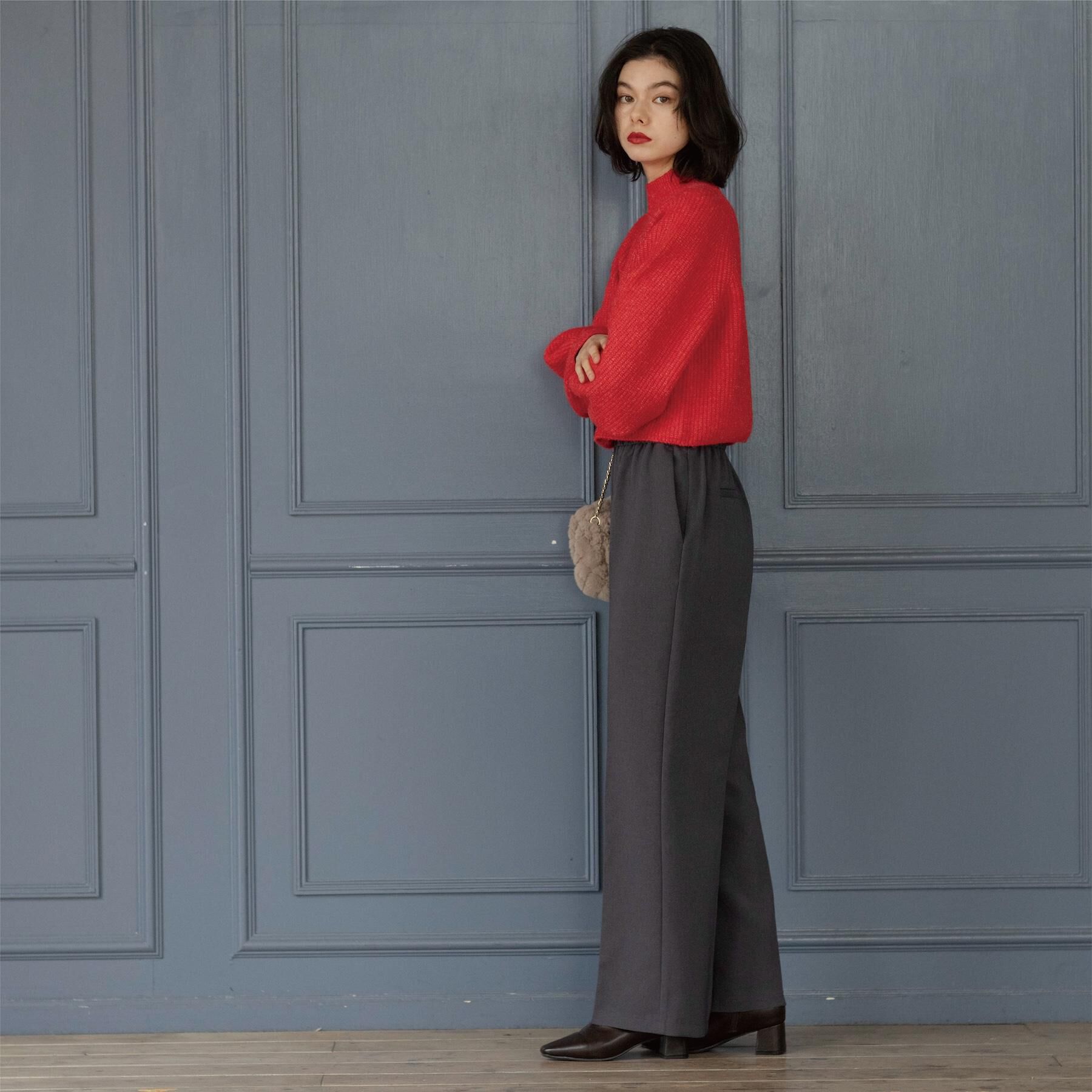 OPAQUE.CLIP「イージーフレアパンツ【洗濯機OK】」|その他|