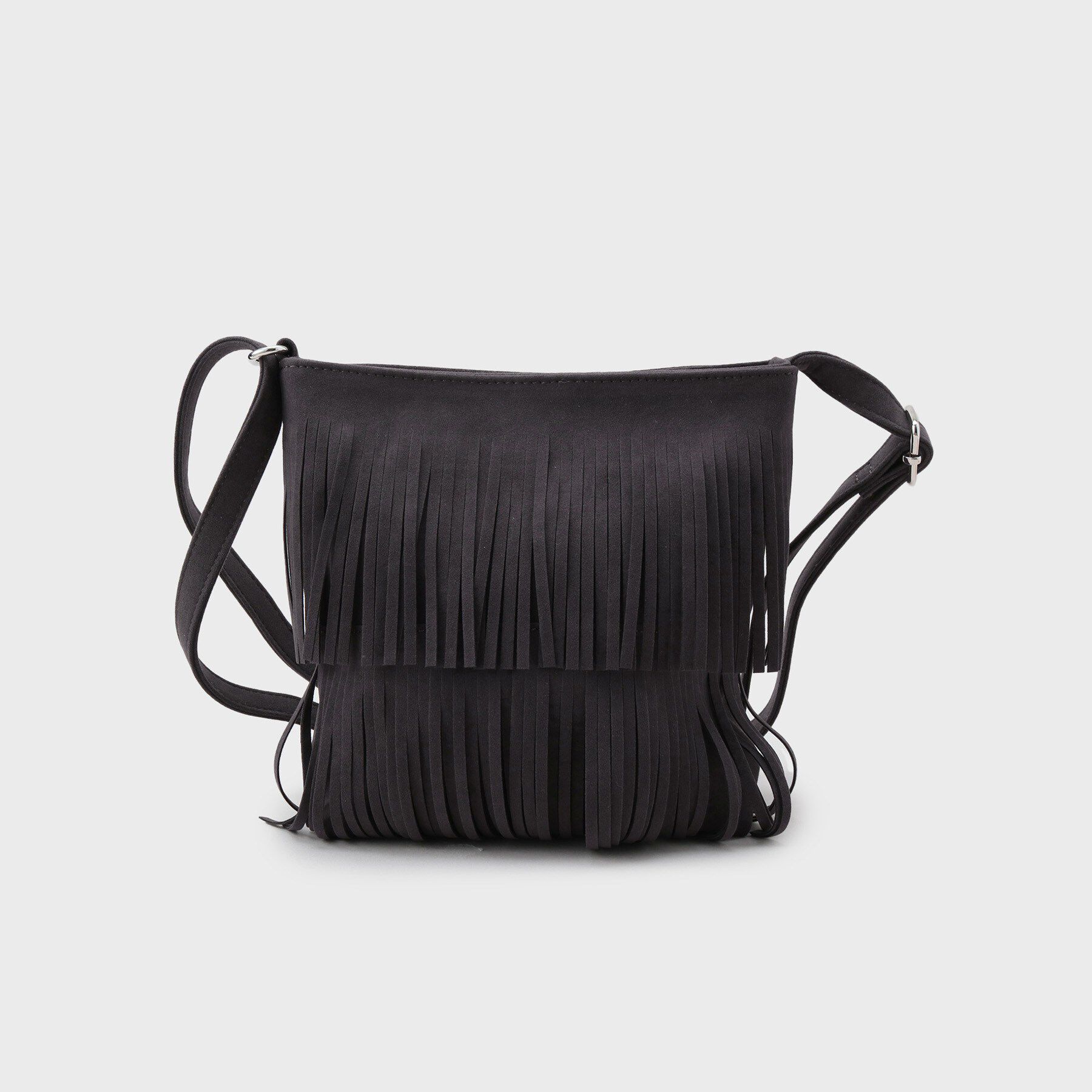OPAQUE.CLIP「スクエアフリンジショルダーバッグ」|ショルダー・メッセンジャー|