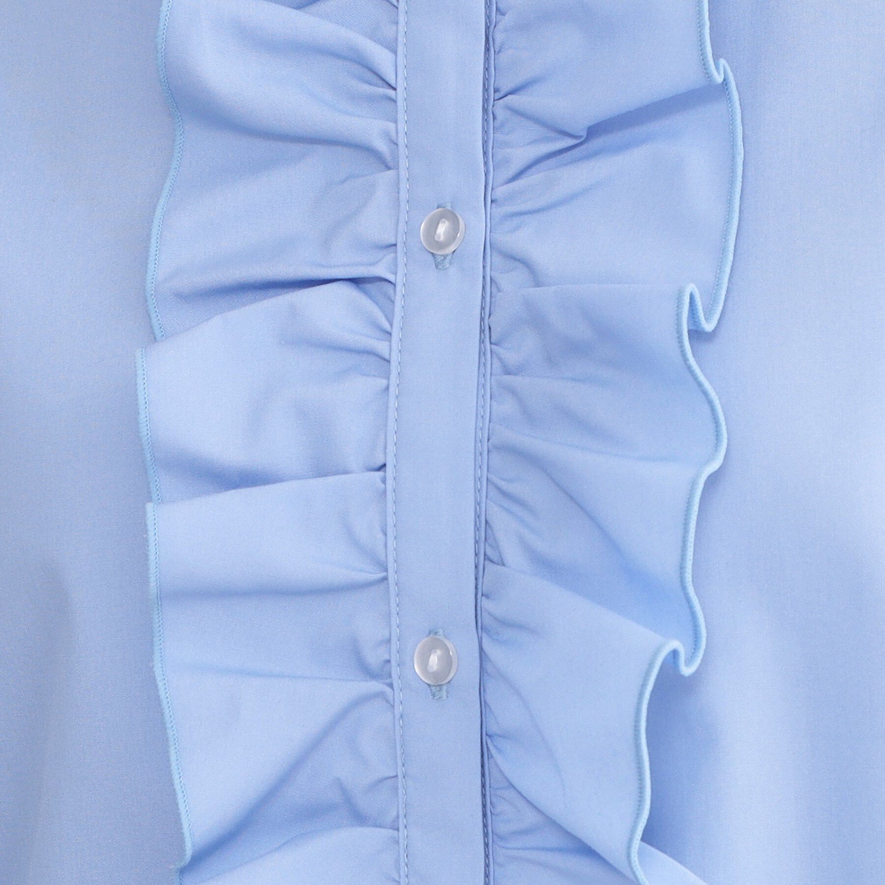 OPAQUE.CLIP「フロントフリルブラウス【洗濯機OK】」|シャツ・ブラウス|