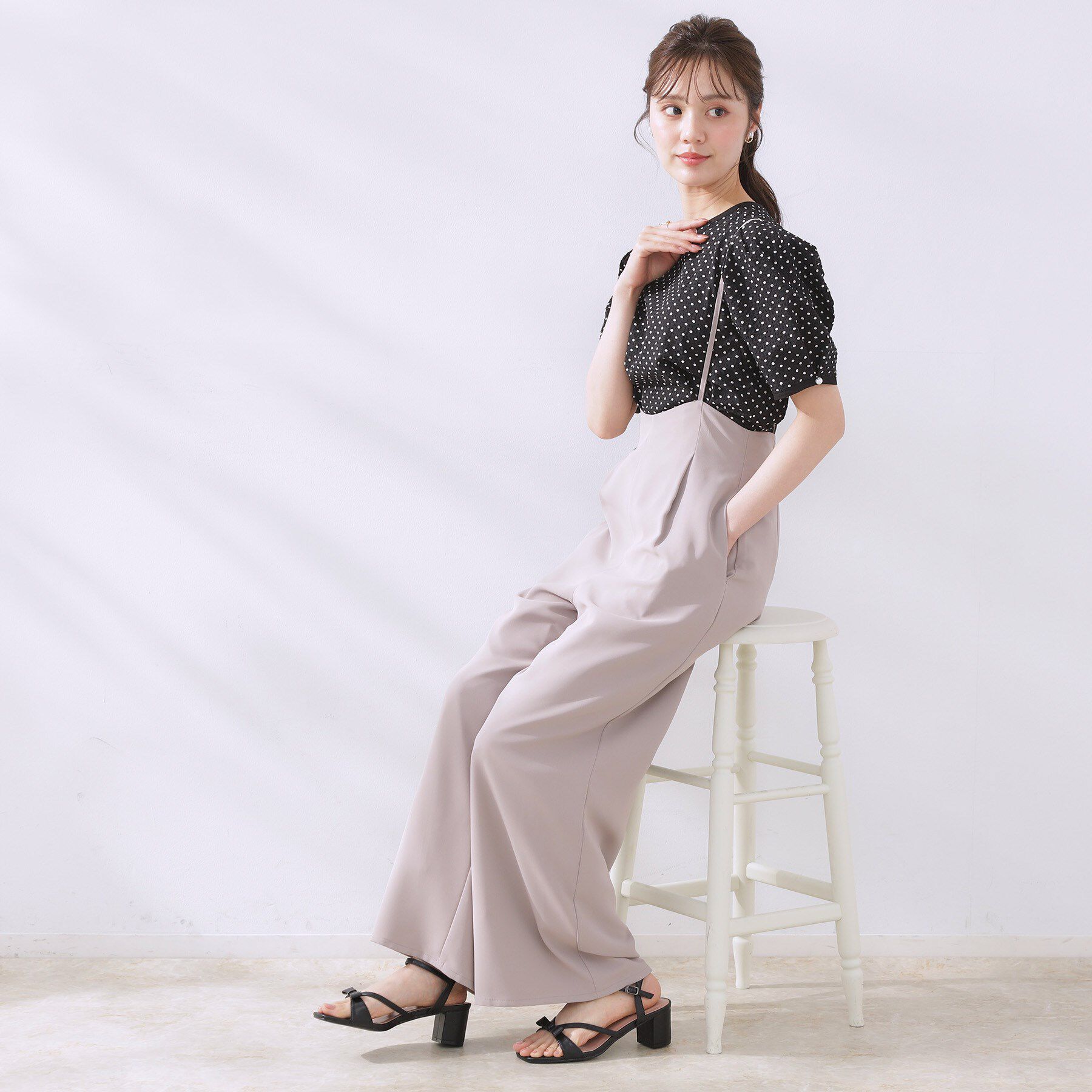 Couture broach「リボンデザインサンダル」|サンダル|