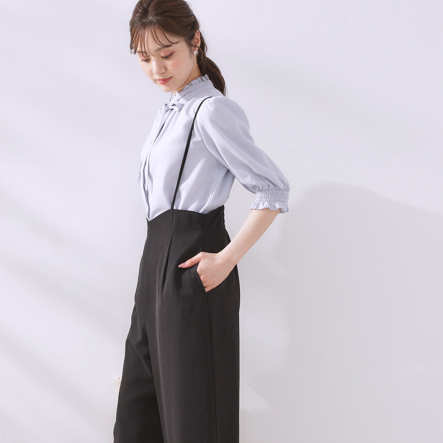 Couture broach「【マシンウォッシャブル・きれいめ】キャミロンパース」|その他|