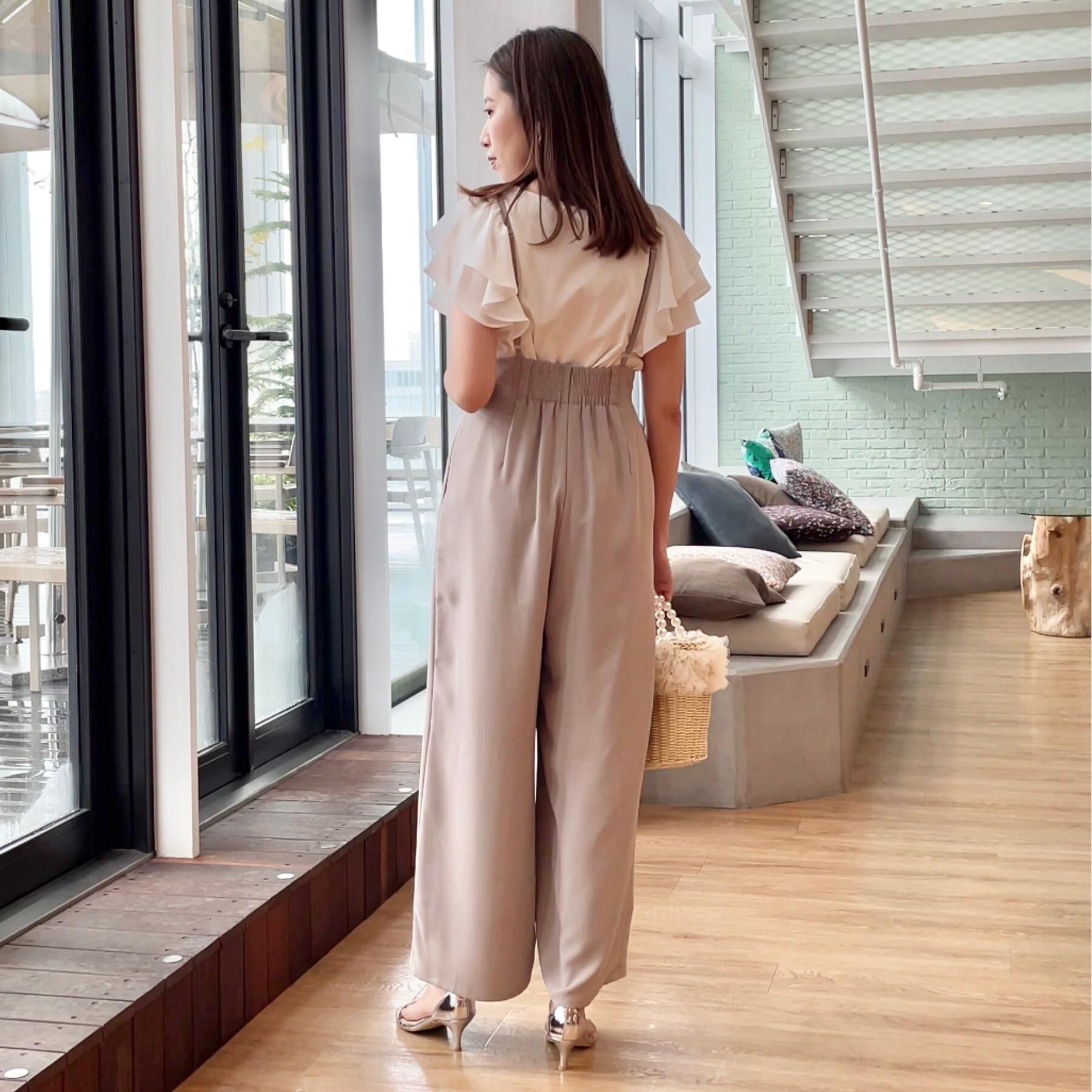 Couture broach「【マシンウォッシャブル・きれいめ】キャミロンパース」|その他|