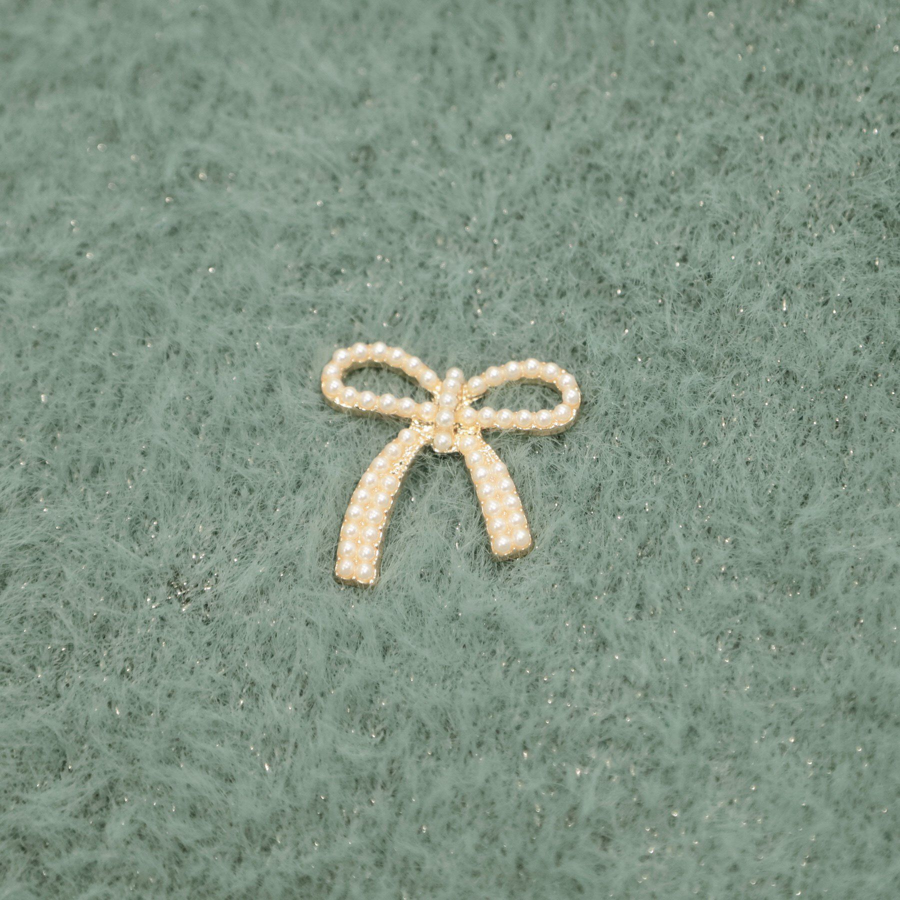 Couture broach「【着映え・5分袖・フェミニン】ラメフェザー半袖ニット」|ニット・セーター|