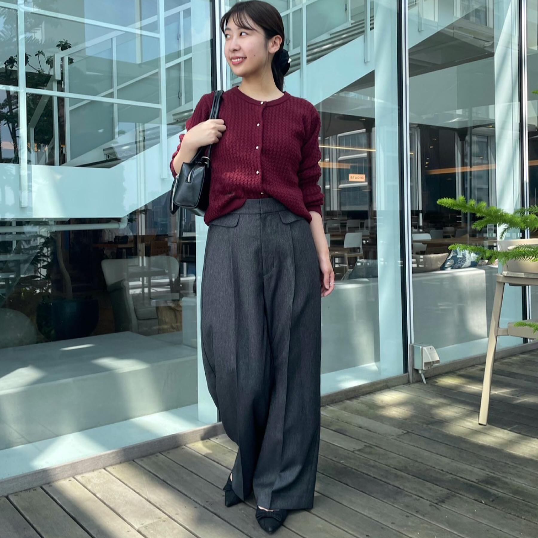 Couture broach「【大人可愛い・きれいめ・通勤】ケーブルカーディガン」|カーディガン|