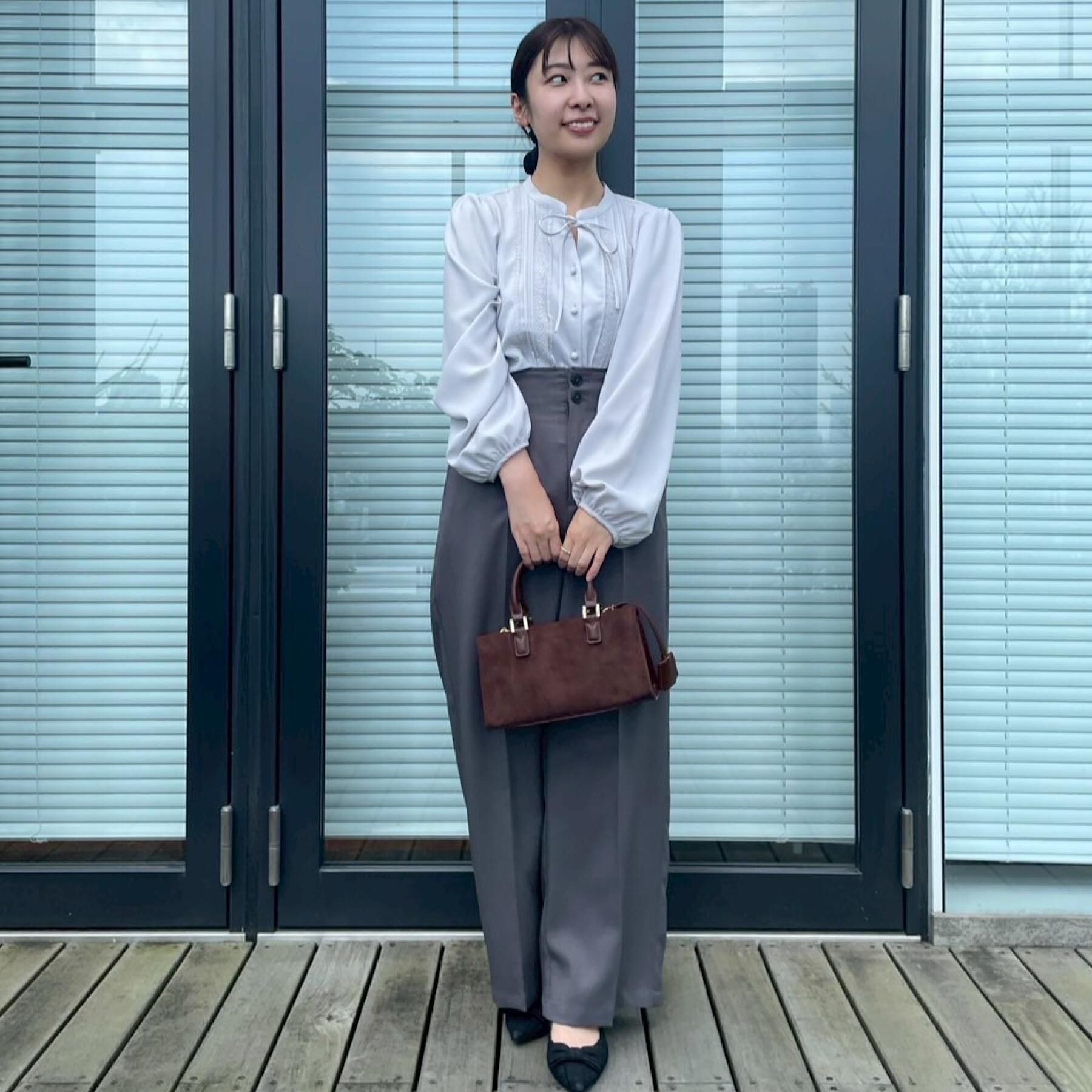 Couture broach「【大人可愛い・通勤】ピンタックレースブラウス」|シャツ・ブラウス|