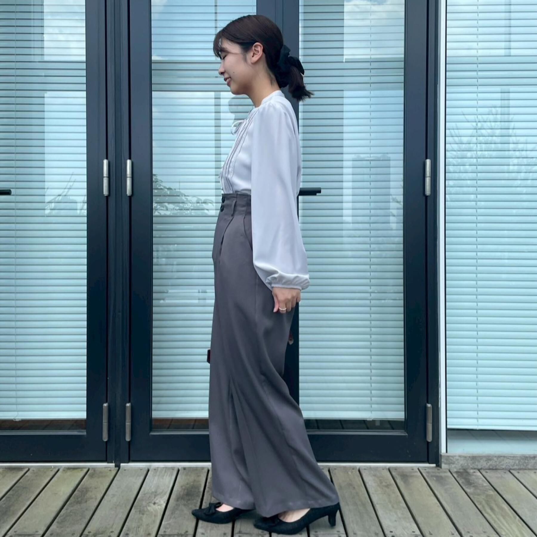 Couture broach「【大人可愛い・通勤】ピンタックレースブラウス」|シャツ・ブラウス|