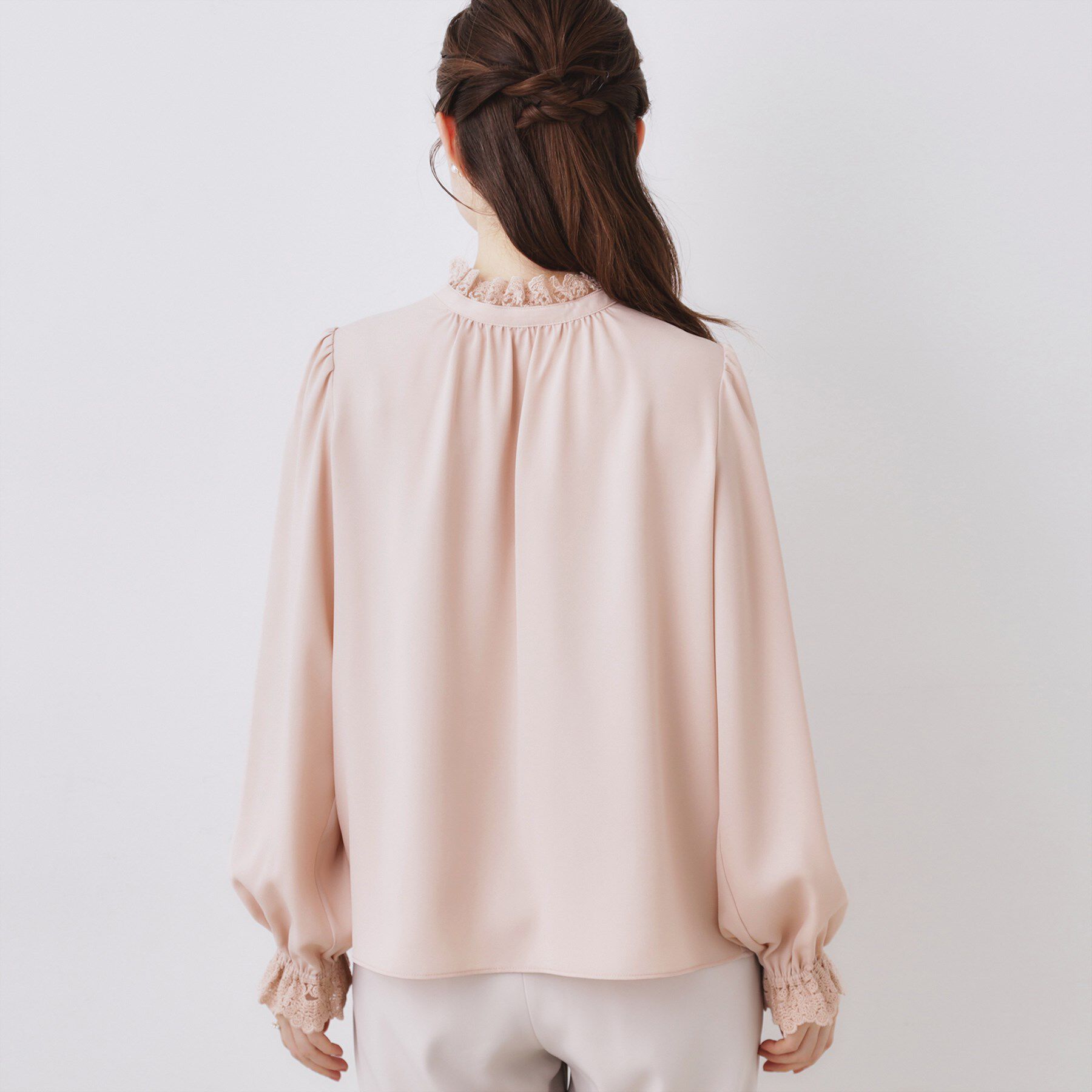 Couture broach「【2WAY・ハレの日・通勤】エンブロレースブラウス」|シャツ・ブラウス|