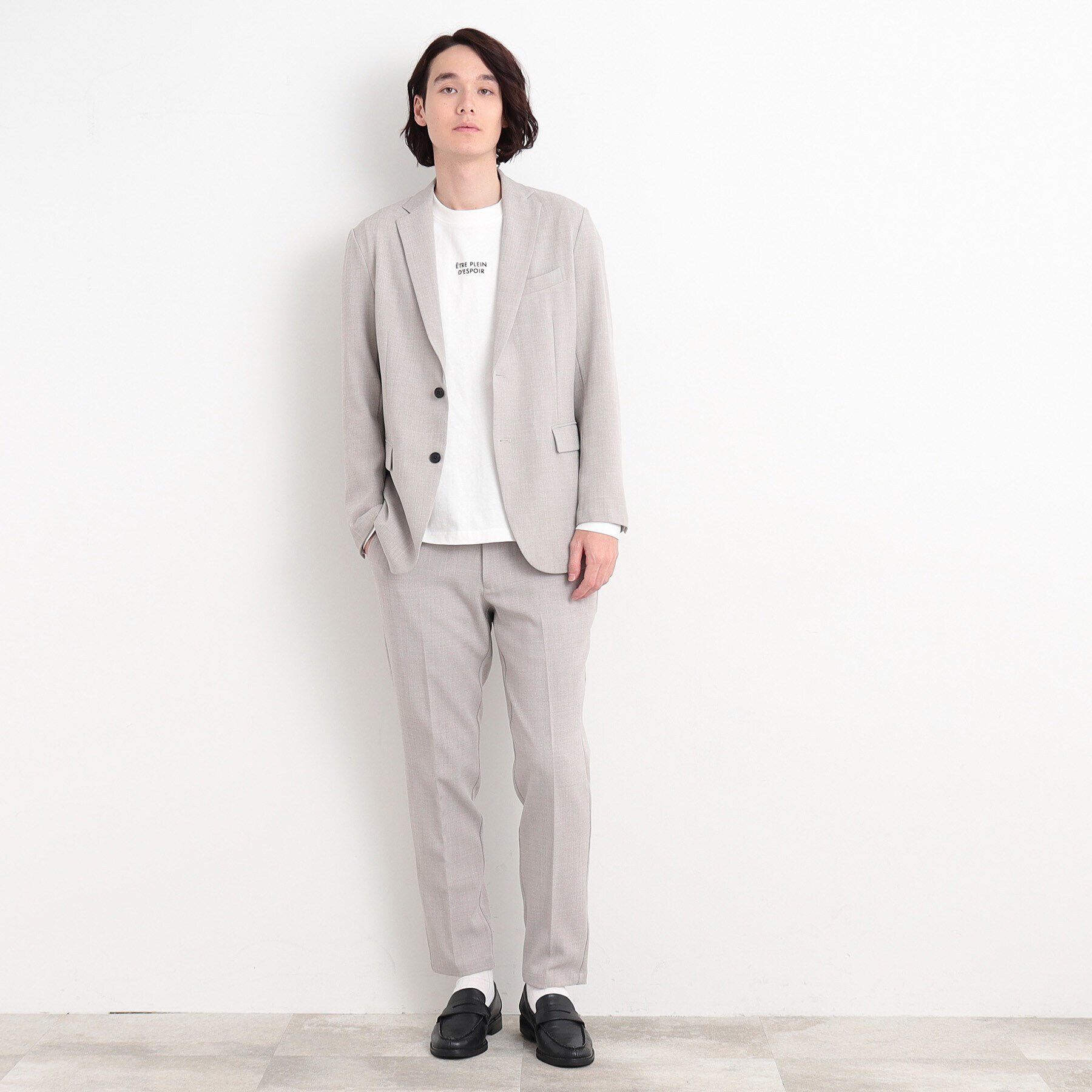 THE SHOP TK「【CAVIAN/キャビアン】リサイクルシャークスキンテーラードジャケット セットアップ可」|テーラードジャケット|