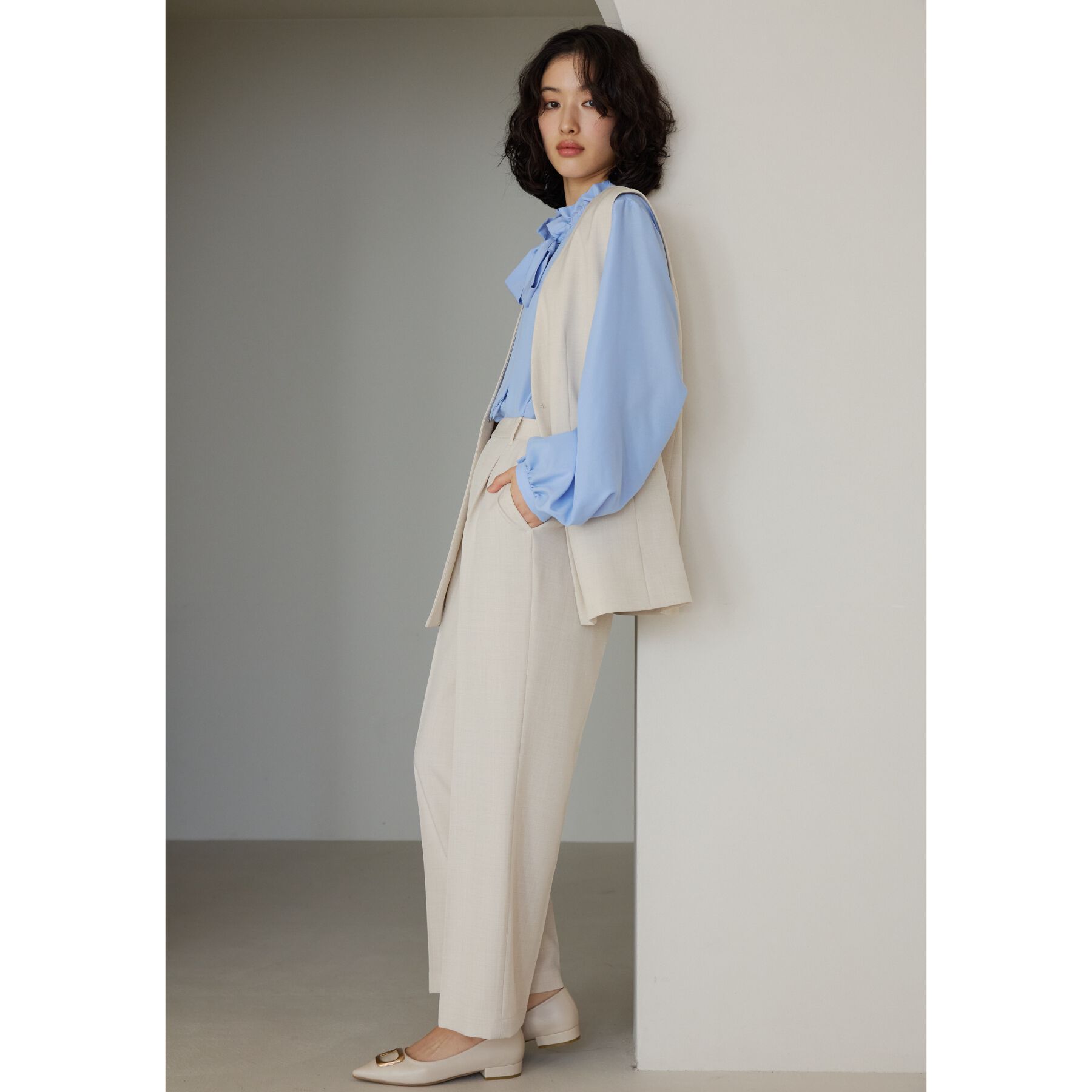 THE SHOP TK「【CAVIAN】ベーシックワイドパンツ/洗濯機OK」|その他|