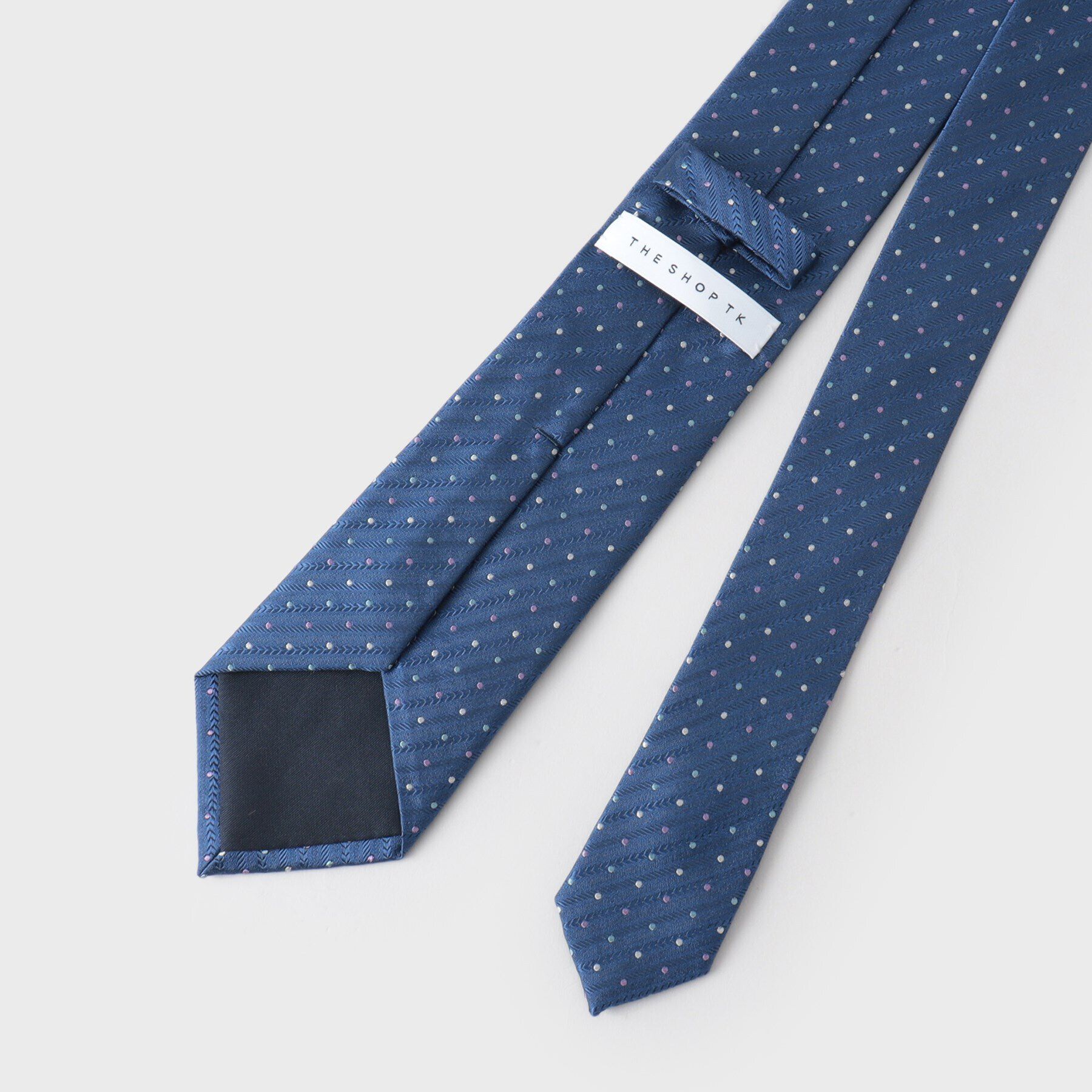 THE SHOP TK「ドットアソート柄ネクタイ マルチドット／ピンドット」|ネクタイ・蝶ネクタイ|