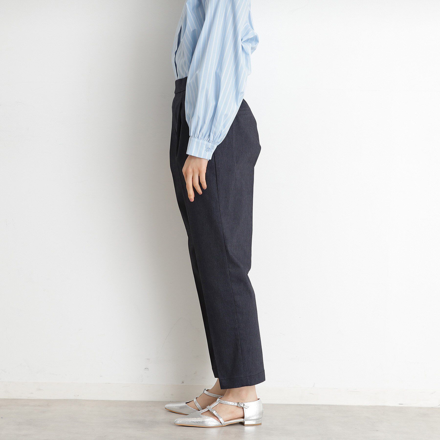 THE SHOP TK「ハイパーストレッチテーパードパンツ【洗える】」|その他|