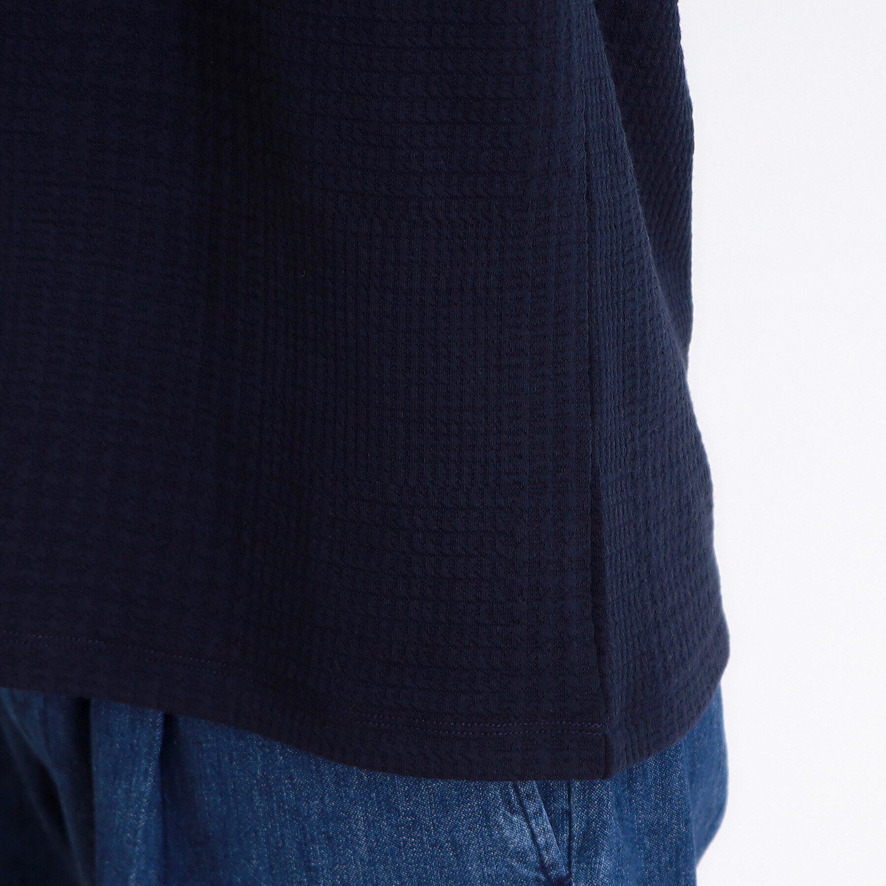 THE SHOP TK「ふくれジャガード長袖Tシャツ」|Tシャツ・カットソー|