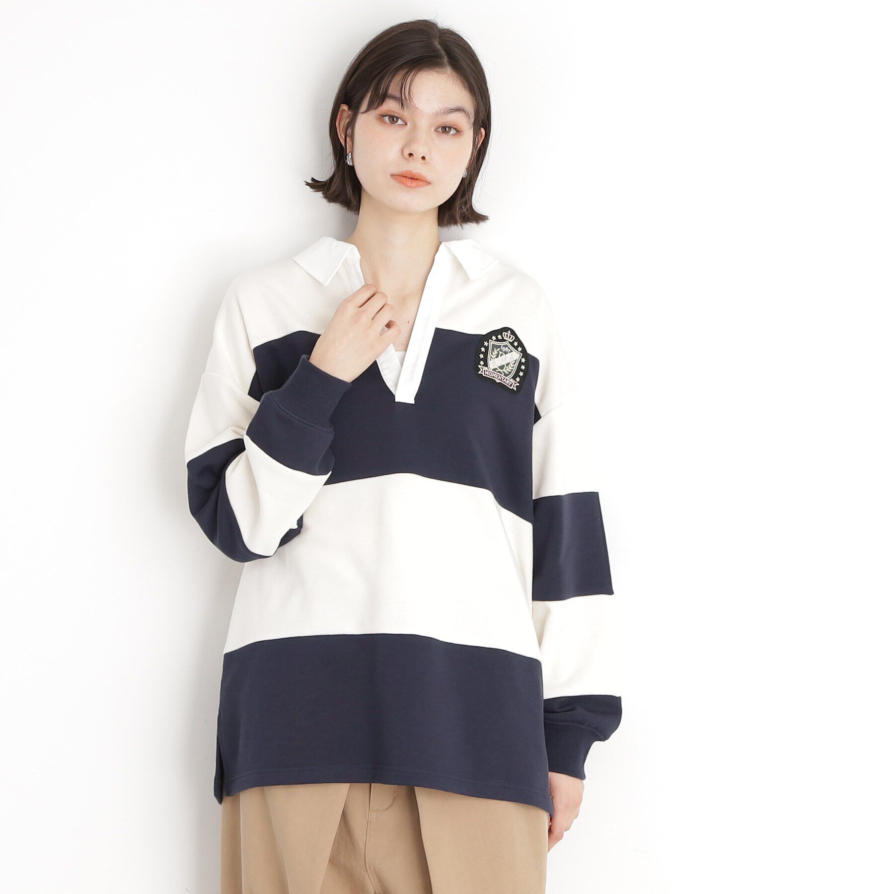 THE SHOP TK「ラガーシャツ/洗濯機OK」|Tシャツ・カットソー|オフホワイト(503