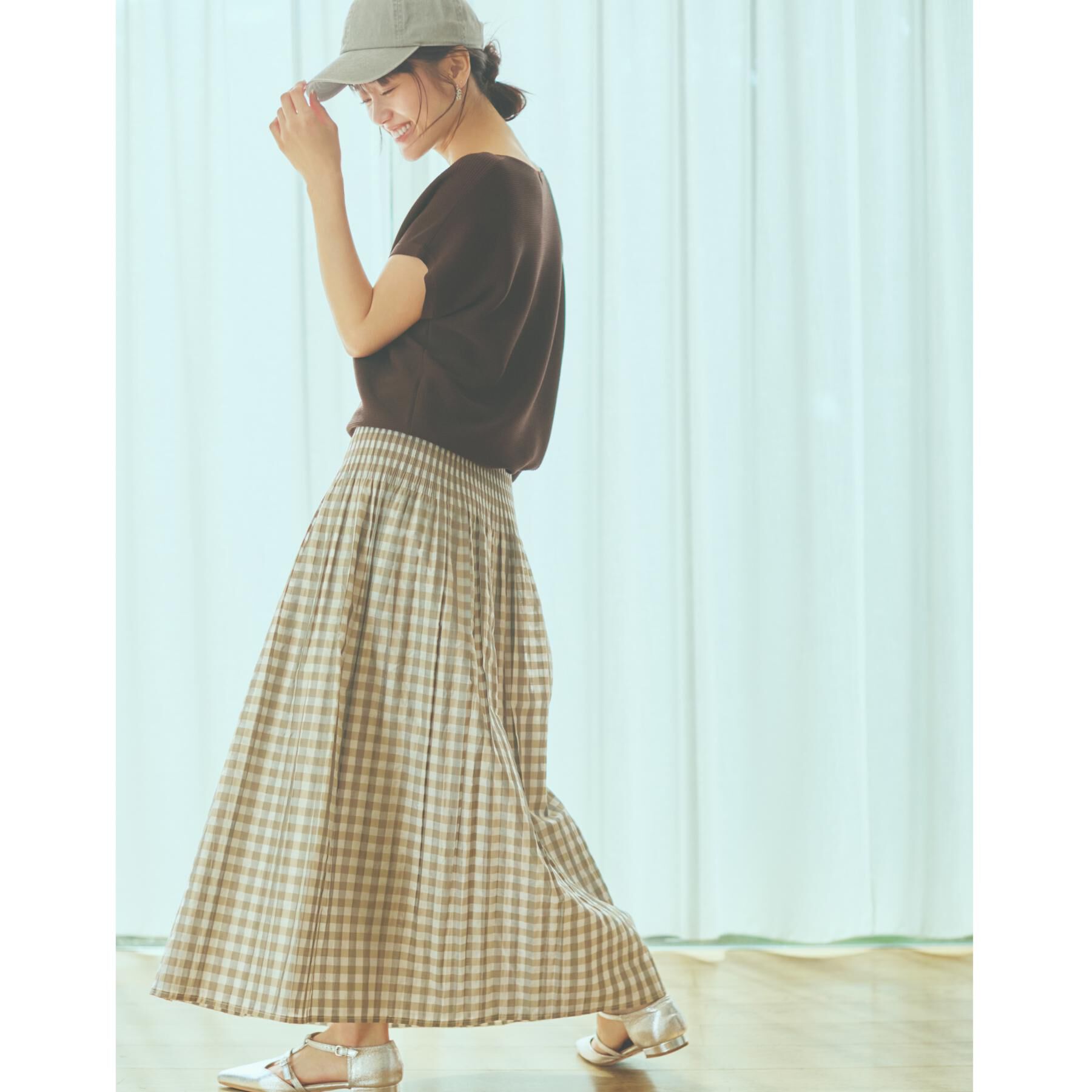 THE SHOP TK「リバーシブルスカート【洗える】」|スカート|