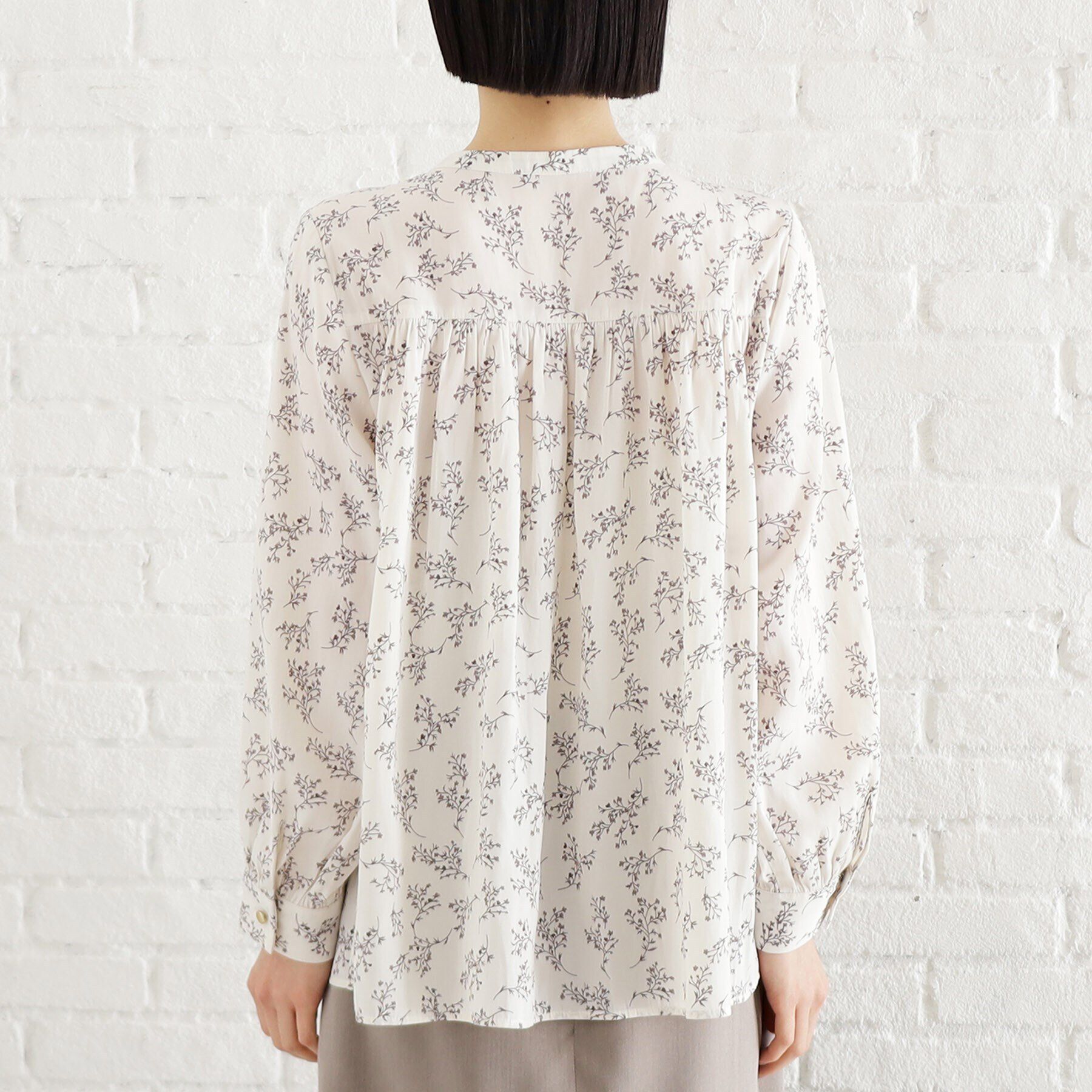 THE SHOP TK「【通勤/セレモニー】ヴィンテージサテンブラウス/洗える」|シャツ・ブラウス|