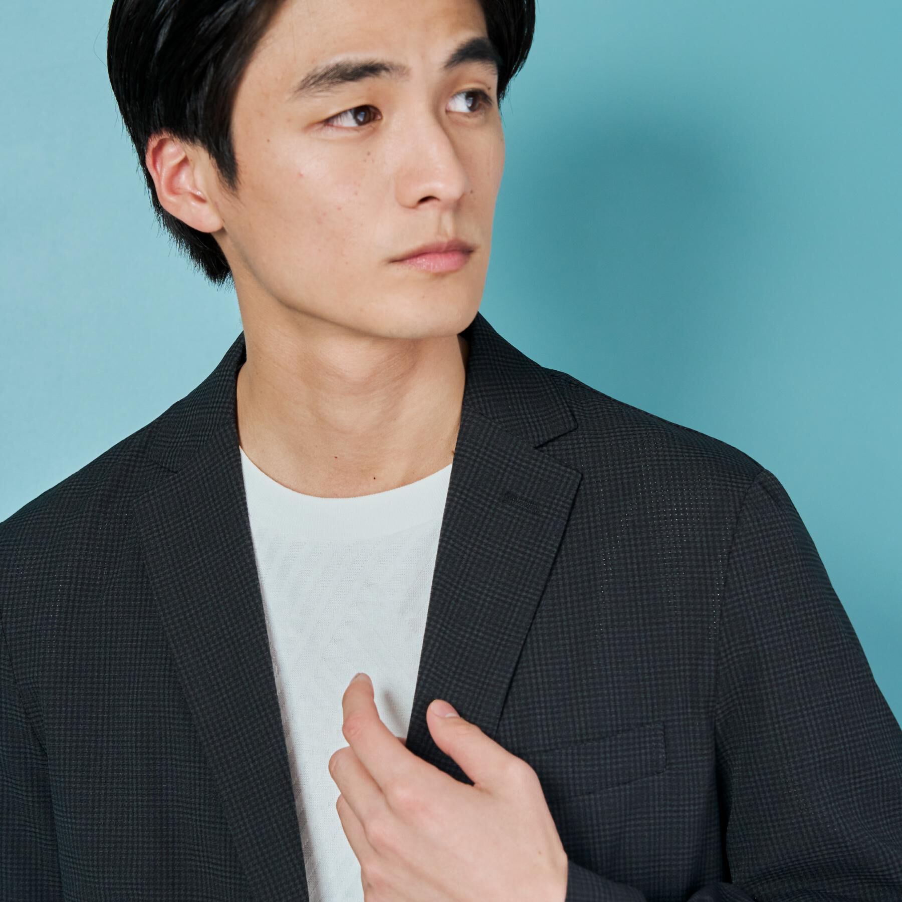 THE SHOP TK「ライトドッツジャケット【セットアップ可/洗濯機OK】」|テーラードジャケット|