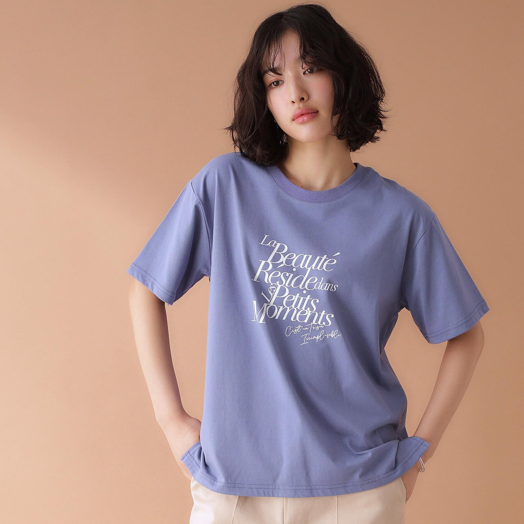 THE SHOP TK「ロゴアソートTシャツ【接触冷感/UVケア/洗濯機OK】」|Tシャツ・カットソー|