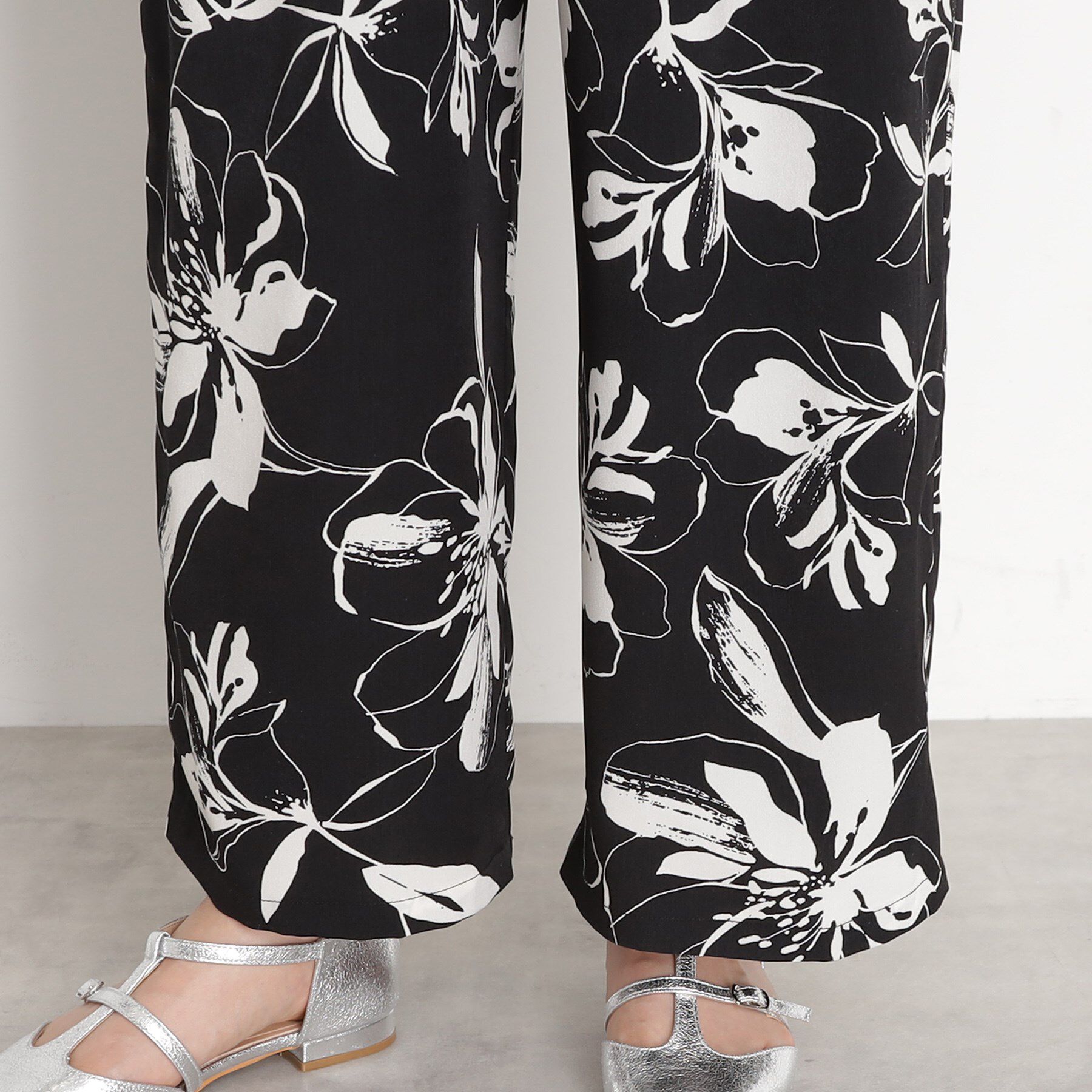 THE SHOP TK「フラワープリントイージーパンツ【洗える】」|その他|