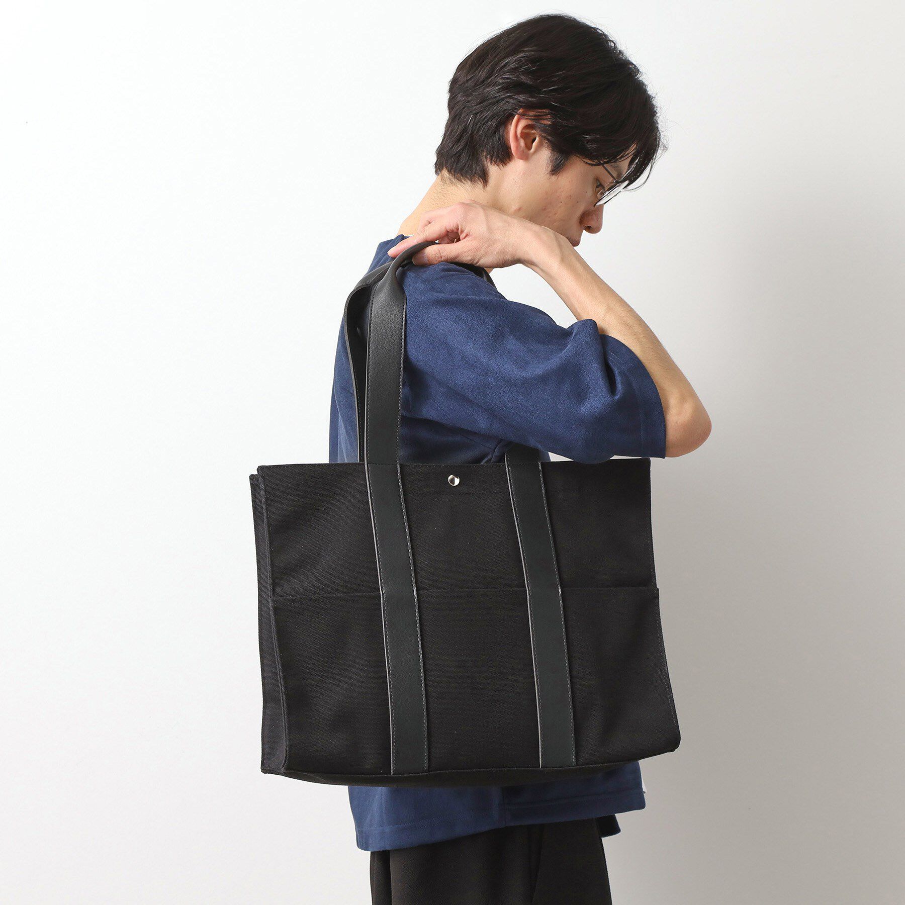 THE SHOP TK「【MonoMax7月号掲載】BOUOキャンバススクエアトート」|トートバッグ|