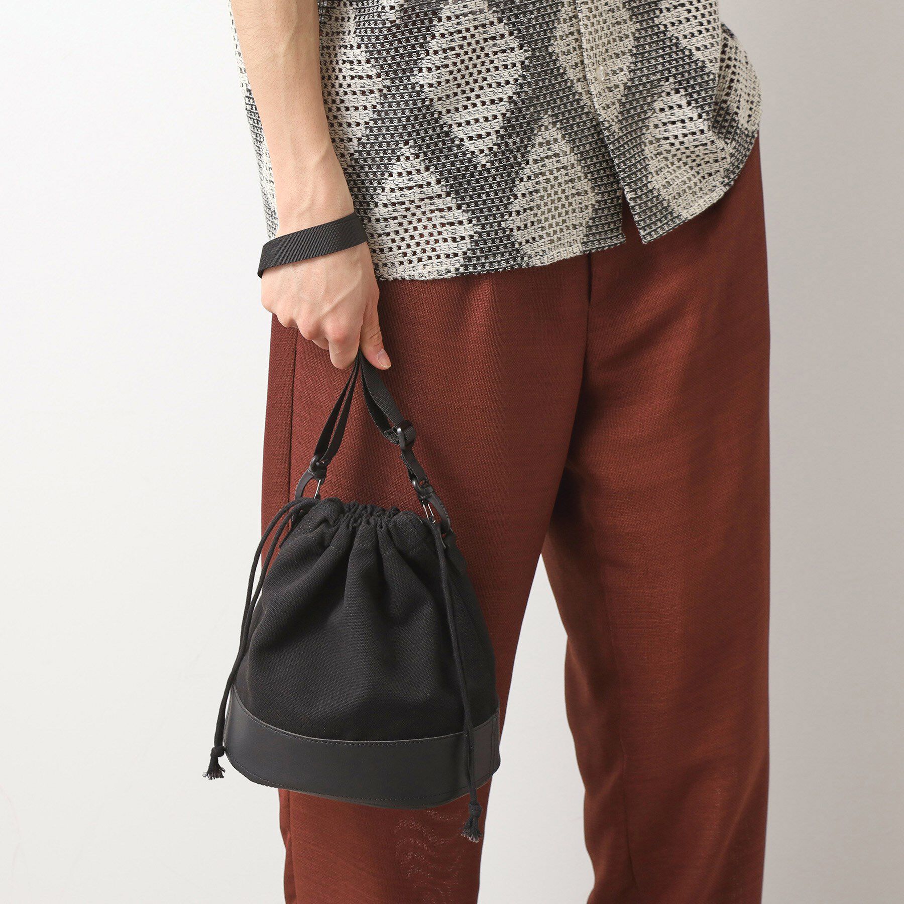 THE SHOP TK「BOUOキャンバス巾着ショルダー」|ショルダー・メッセンジャー|