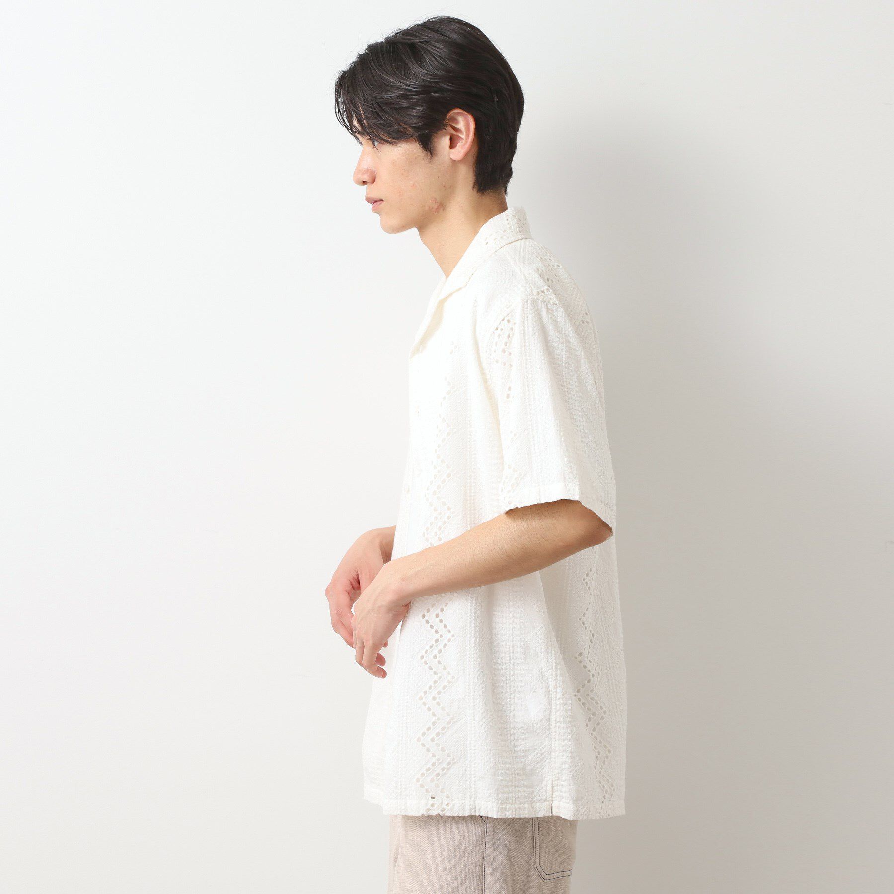 THE SHOP TK「インド刺繍半袖シャツ　【親子リンク/洗濯機OK】」|シャツ・ブラウス|