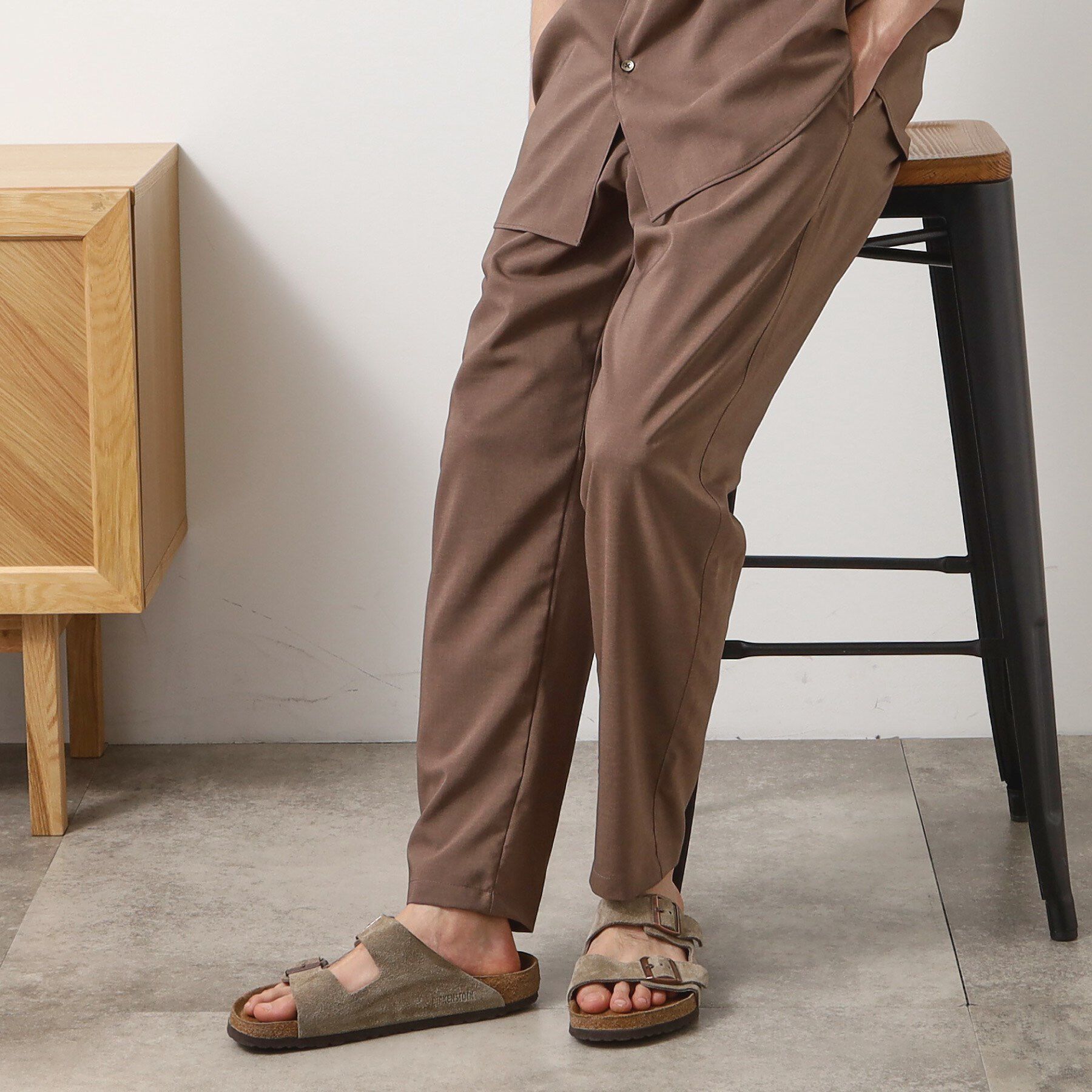 THE SHOP TK「クールファイバーイージーパンツ　接触冷感／吸水速乾／UVケア／軽量／セットアップ可」|その他|