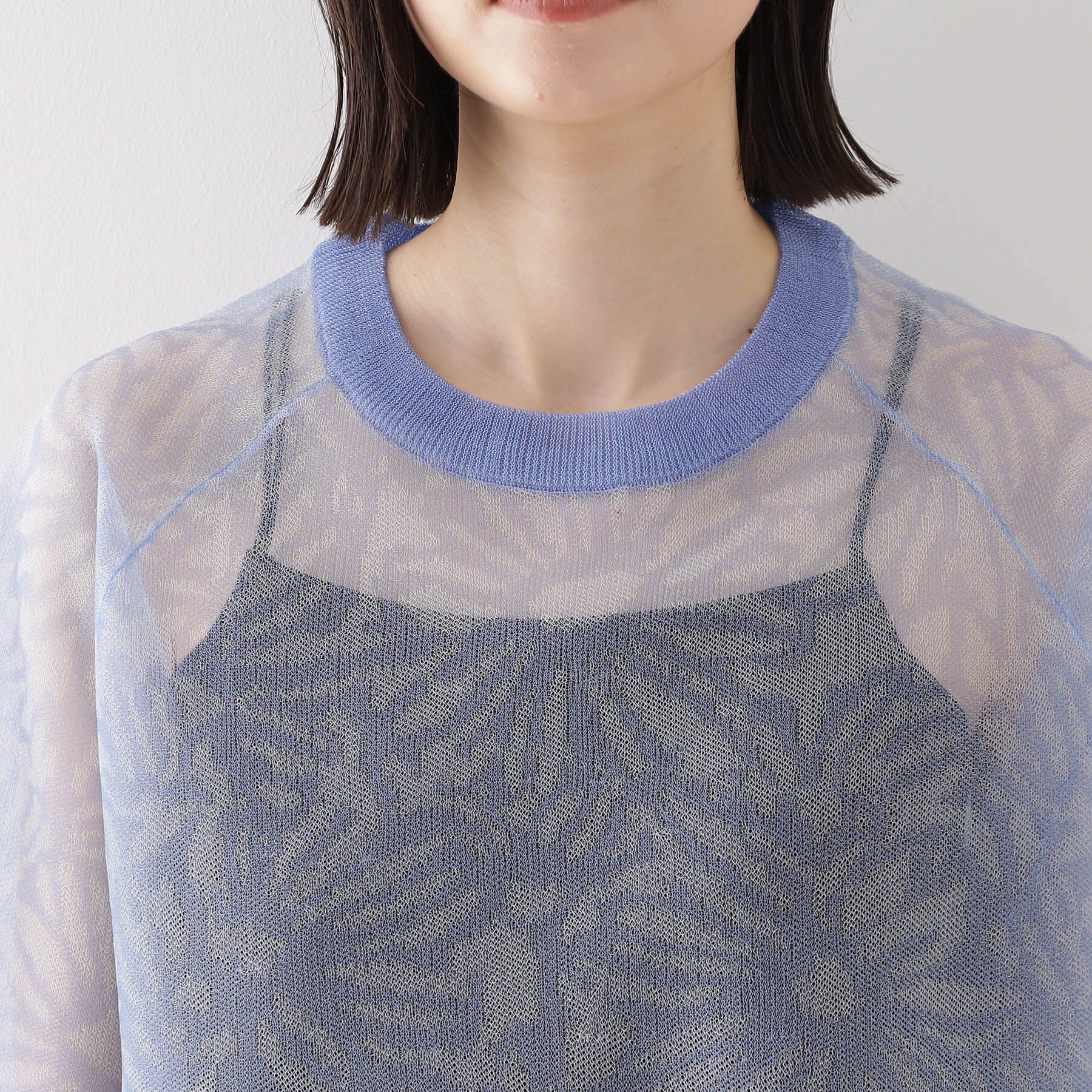 THE SHOP TK「カバーニットシアープルオーバー【洗える】」|ニット・セーター|