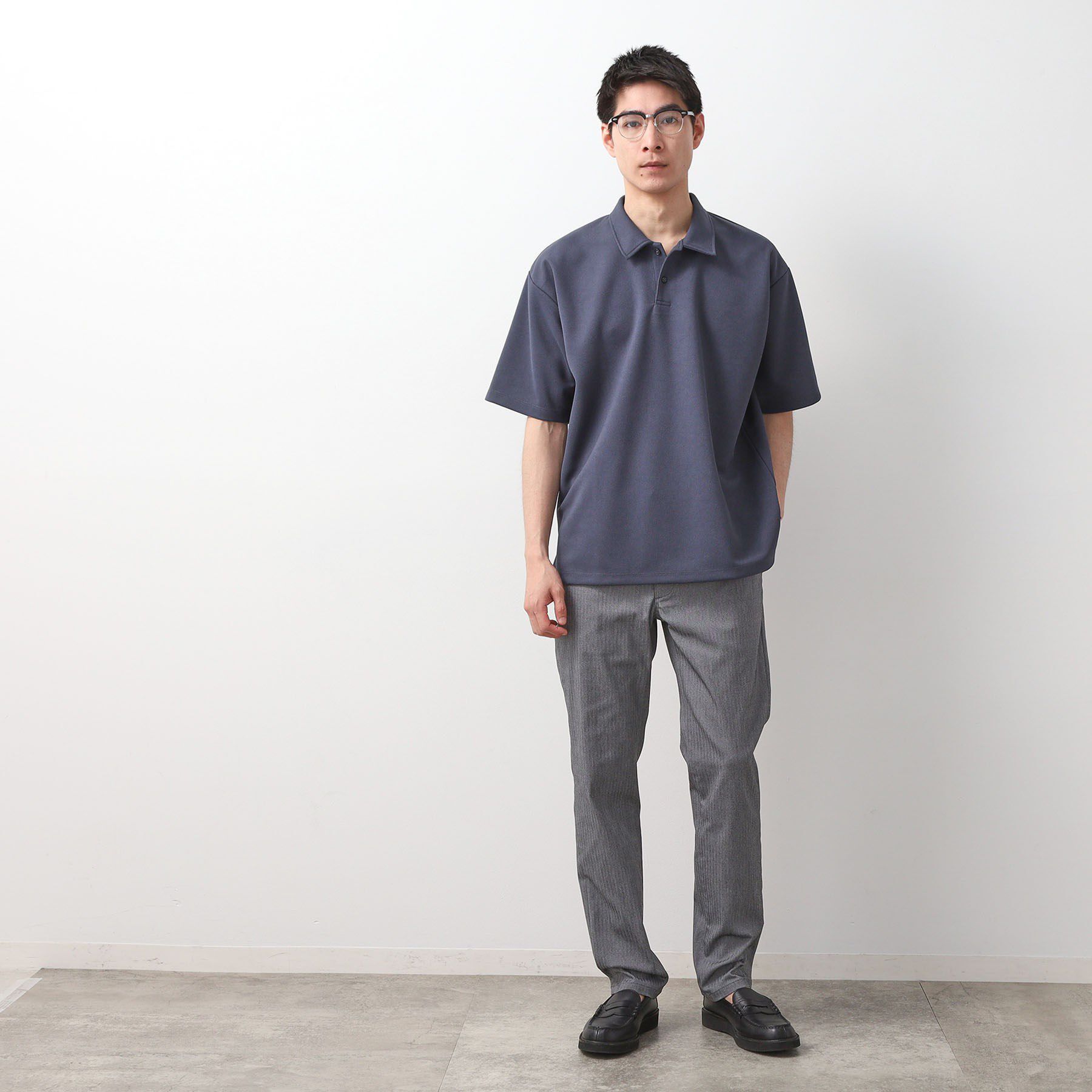 THE SHOP TK「ドライタッチカノコポロシャツ 【洗濯機OK/さらさら】」|ポロシャツ|