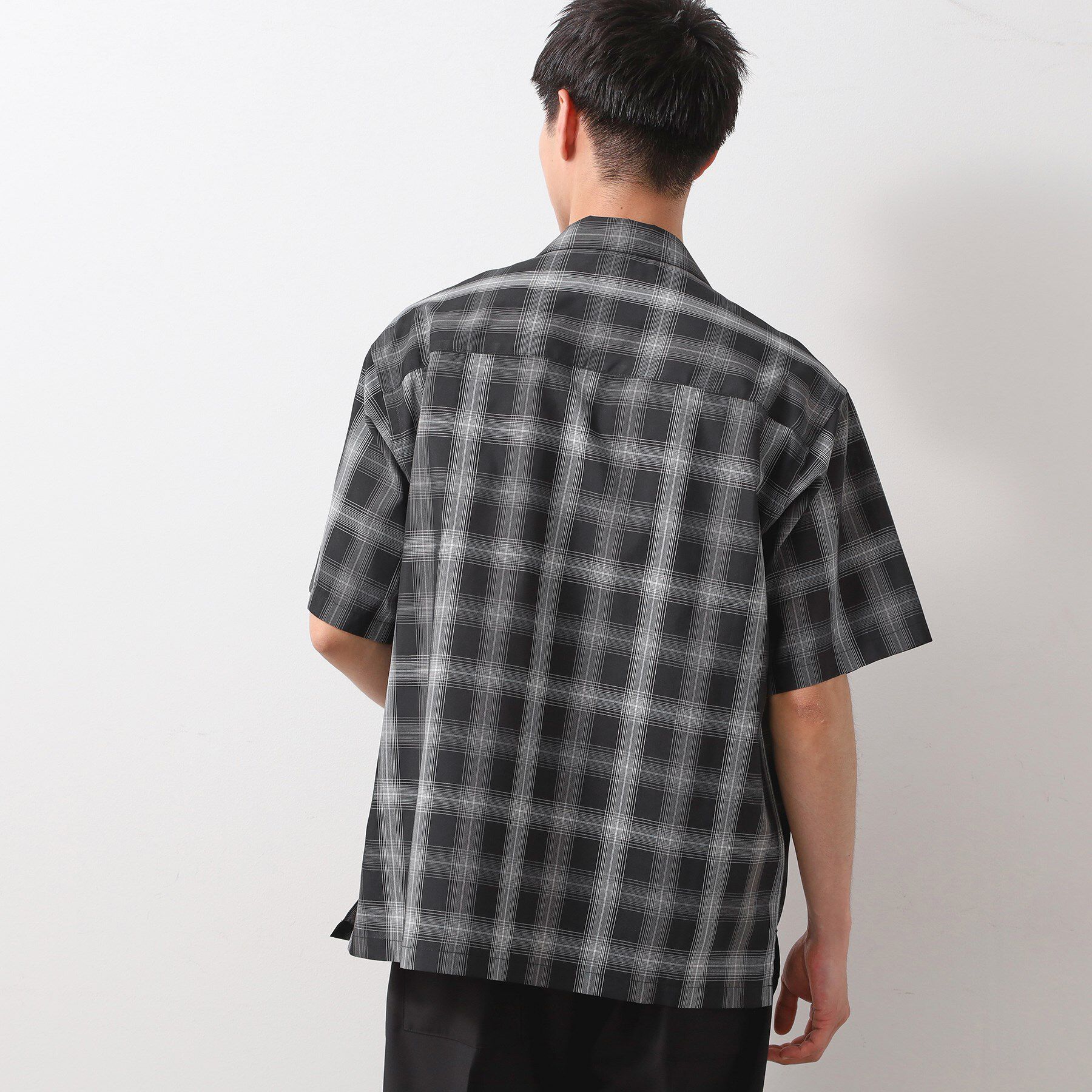 THE SHOP TK「オンブレチェック半袖シャツ 洗濯機OK」|シャツ・ブラウス|