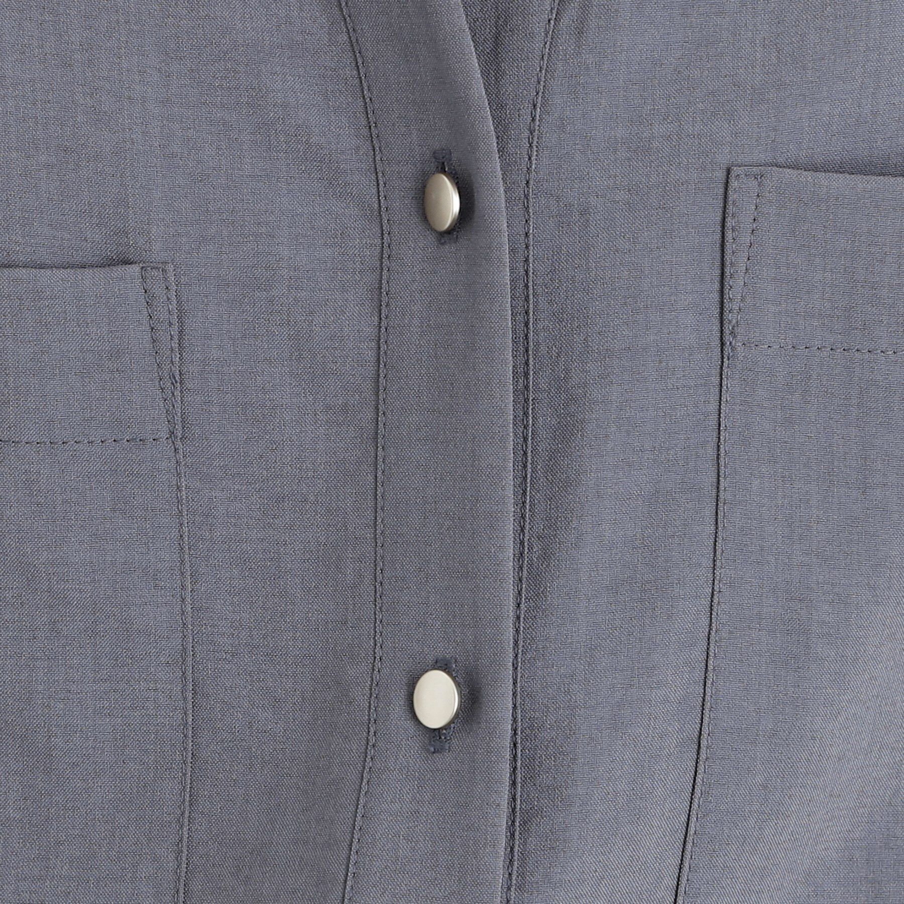 THE SHOP TK「ダブルポケット5分袖シャツ/体型カバー／洗濯機OK」|シャツ・ブラウス|