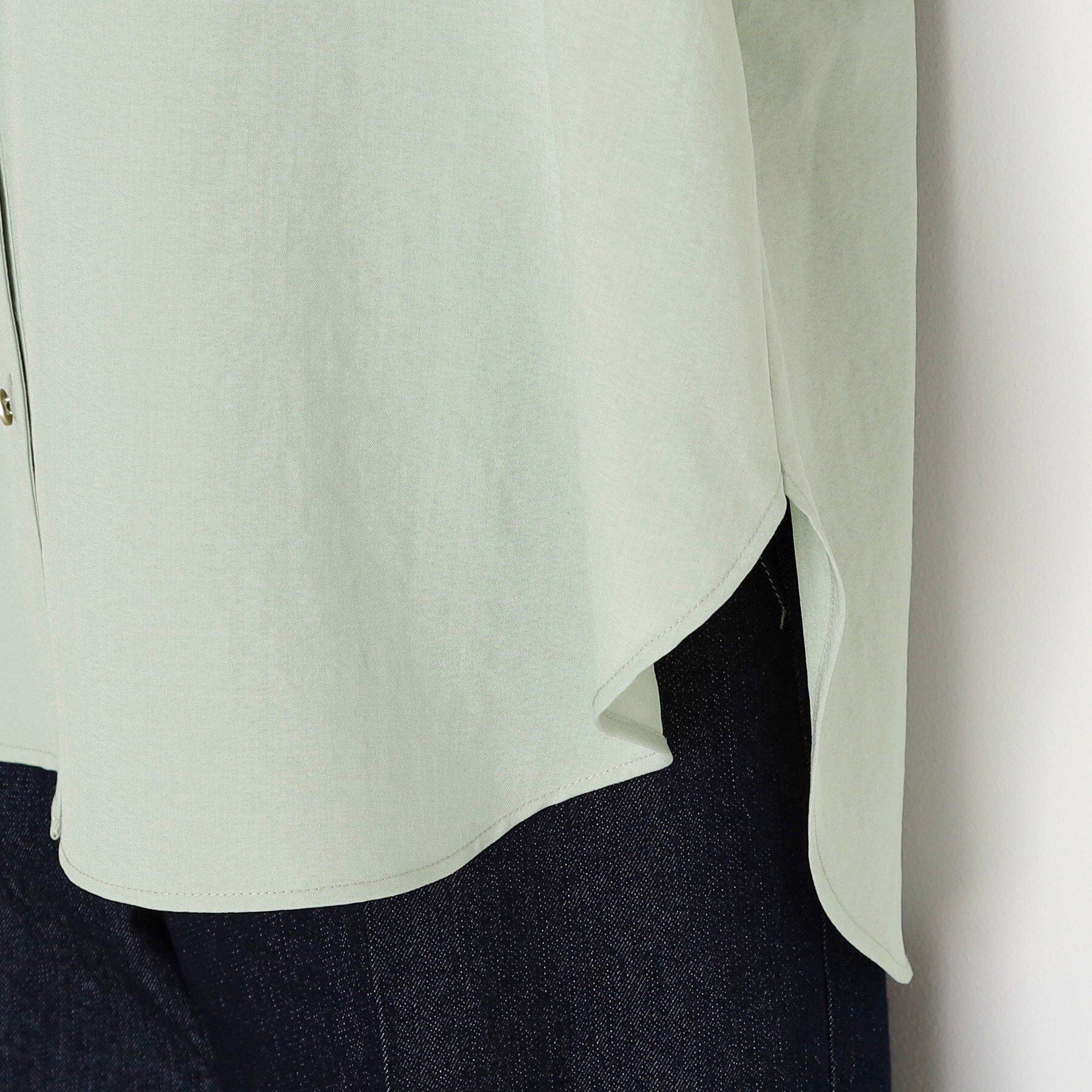 THE SHOP TK「ダブルポケット5分袖シャツ/体型カバー／洗濯機OK」|シャツ・ブラウス|