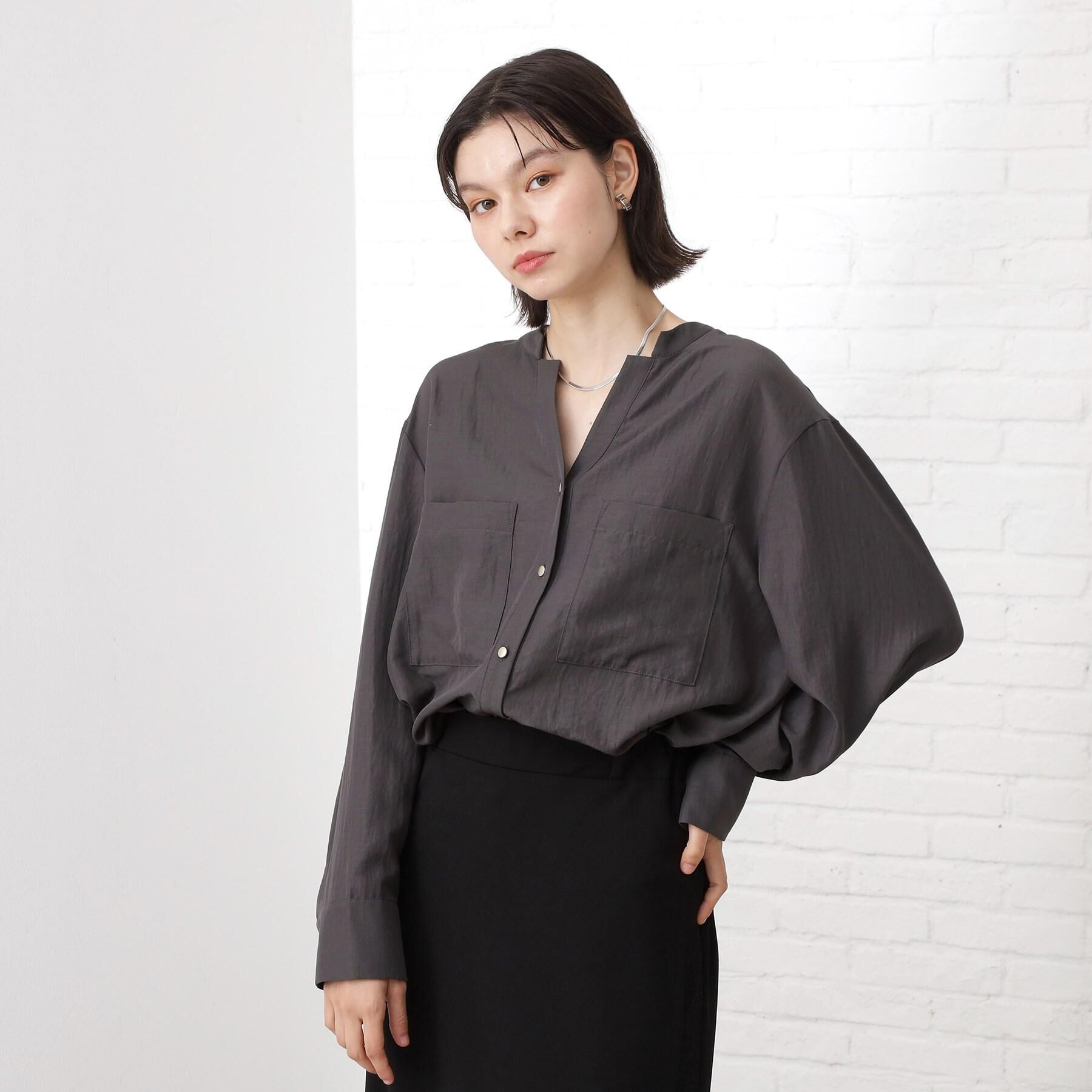 THE SHOP TK「【通勤にもデイリーにも】ダブルポケットスキッパーシャツ/洗濯機OK」|シャツ・ブラウス|