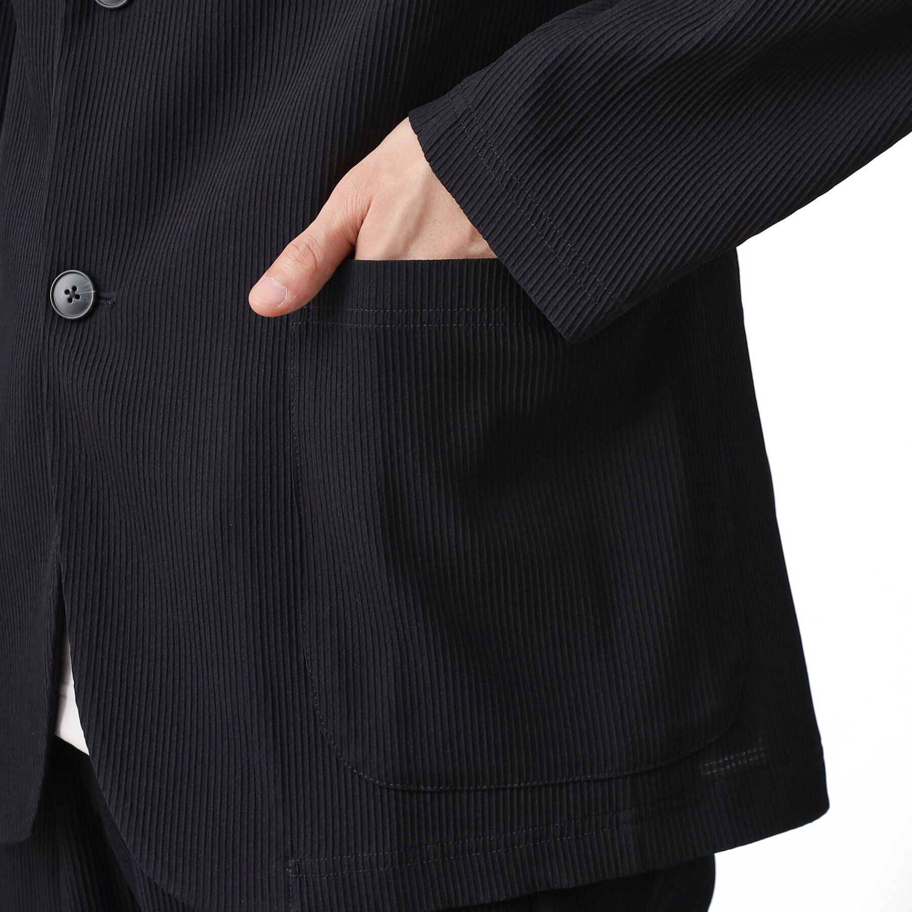 THE SHOP TK「【Begin/ビギン10月号掲載】楊柳スマートジャケット　軽量/洗濯機OK/セットアップ可」|テーラードジャケット|