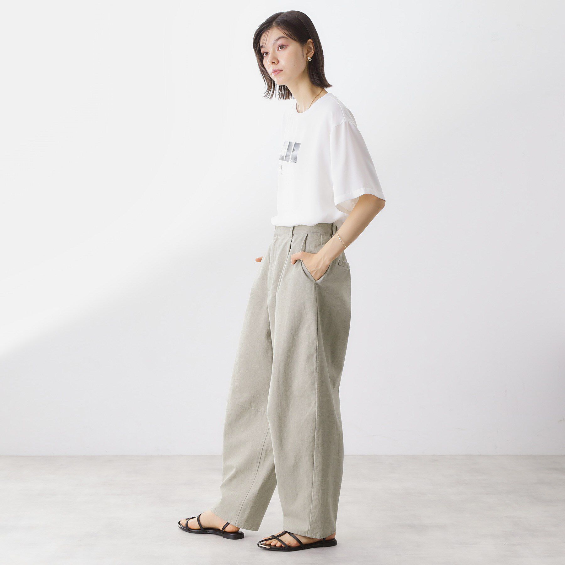 THE SHOP TK「バレルレッグパンツ」|その他|