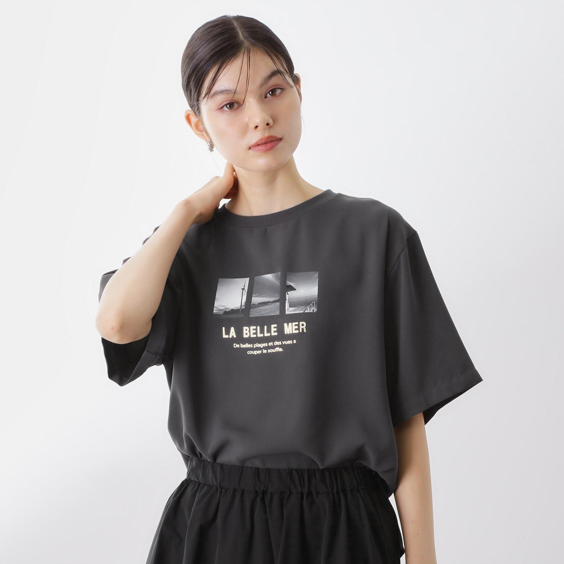 THE SHOP TK「アソートロゴTシャツ【接触冷感/防シワ/吸水速乾/UVケア/洗濯機OK】」|Tシャツ・カットソー|
