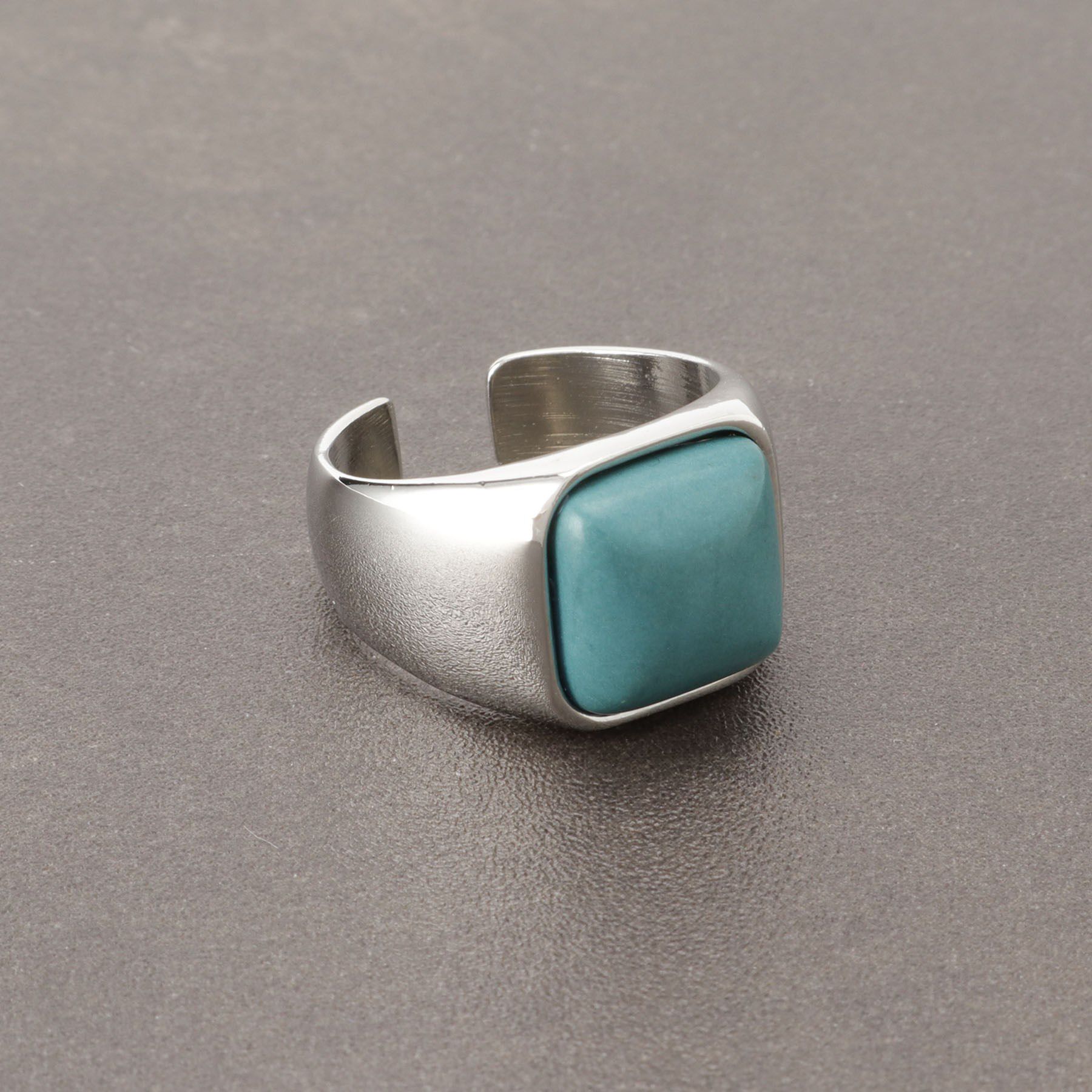 THE SHOP TK「ストーンシグネットリング」|リング|ブルー(092)