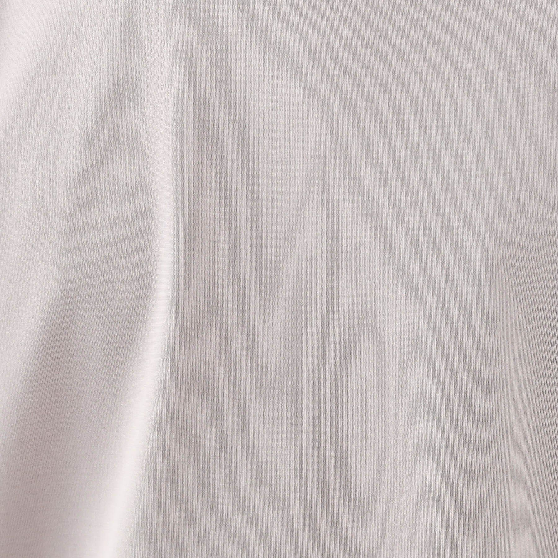 THE SHOP TK「モックネックプレーティング半袖Tシャツ 【接触冷感/洗濯機OK】」|Tシャツ・カットソー|