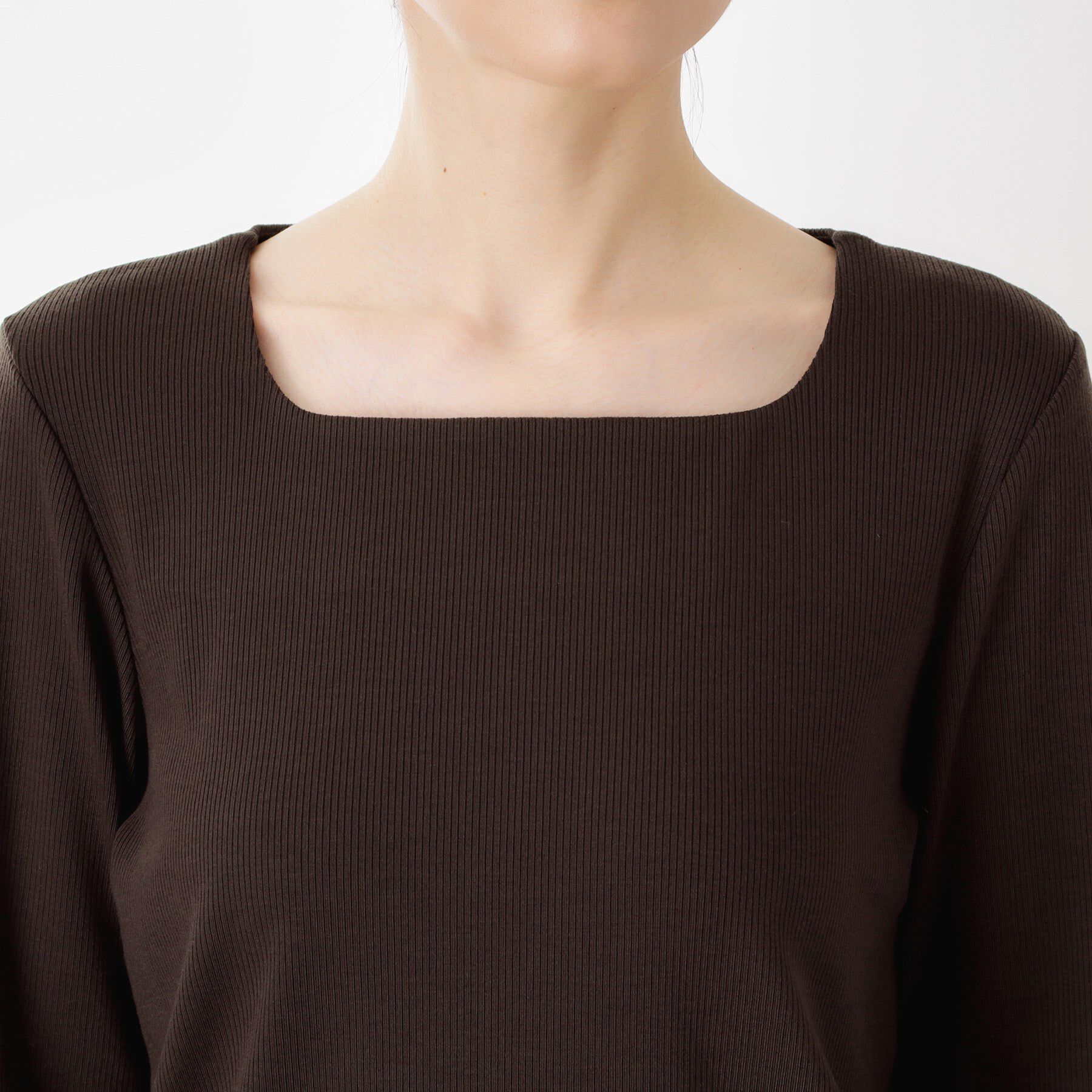 THE SHOP TK「スクエアネックカットソー【洗濯機OK】」|Tシャツ・カットソー|