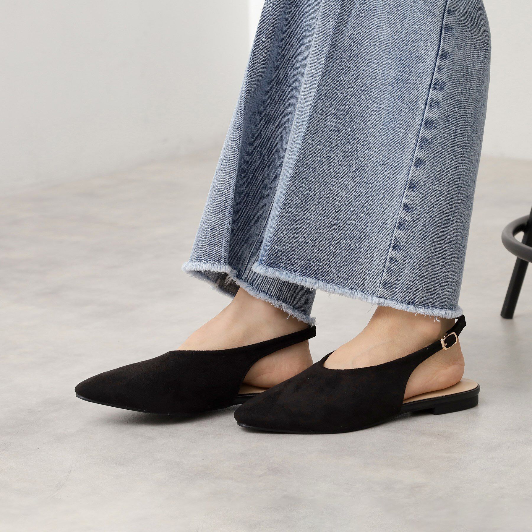 THE SHOP TK「スウェードバックストラップシューズ」|サンダル|