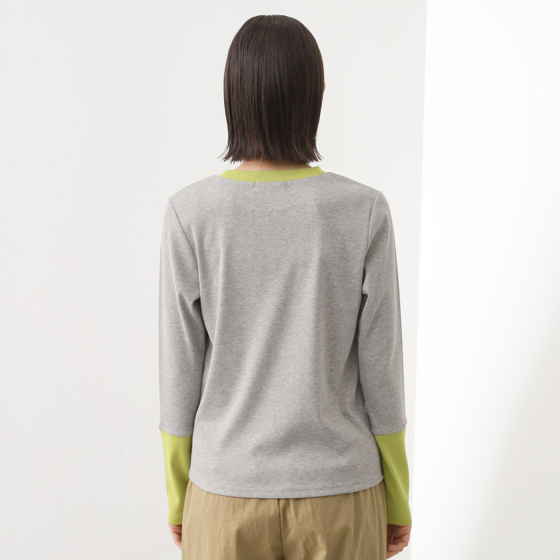 THE SHOP TK「バイカラーテレコプルオーバー」|Tシャツ・カットソー|