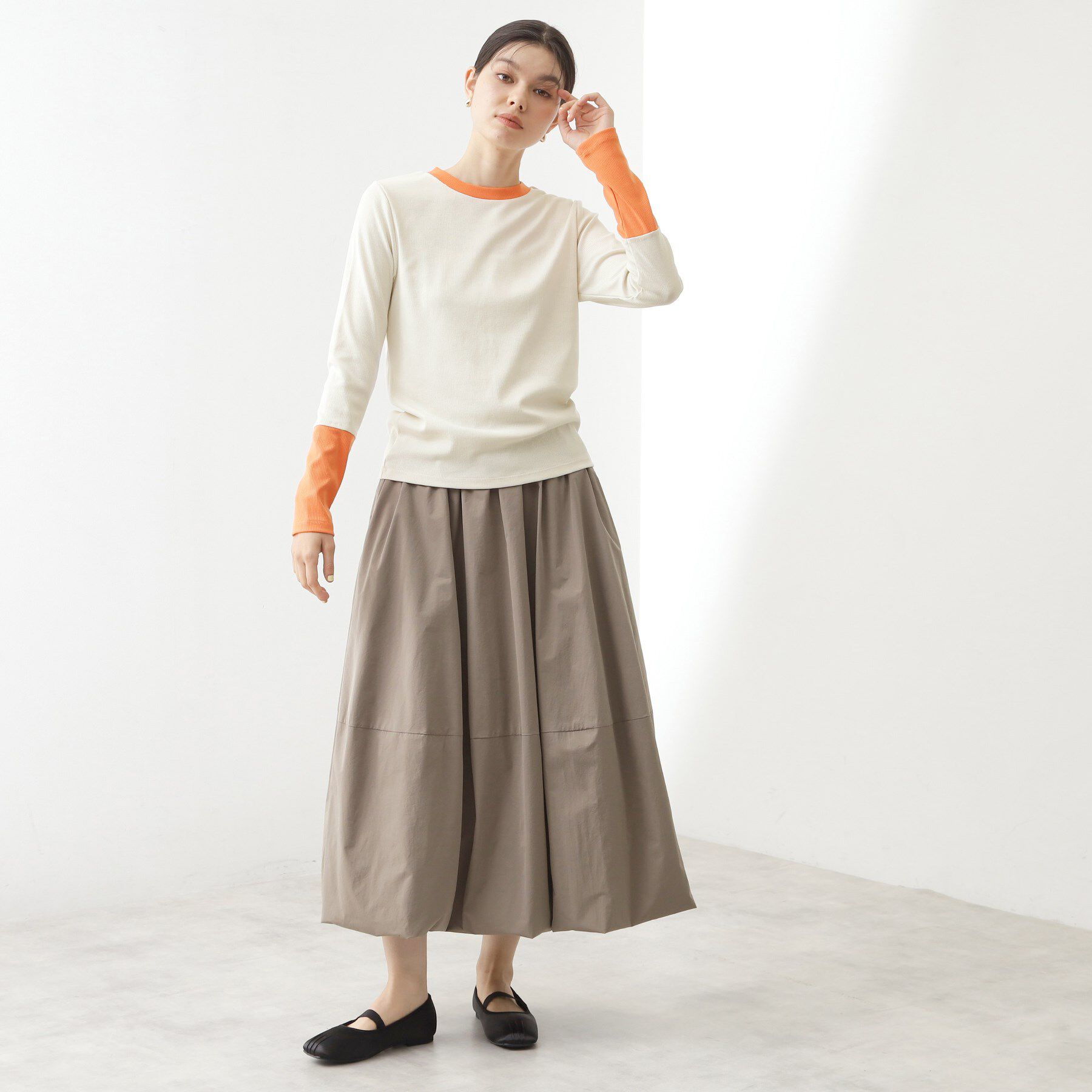 THE SHOP TK「バイカラーテレコプルオーバー」|Tシャツ・カットソー|