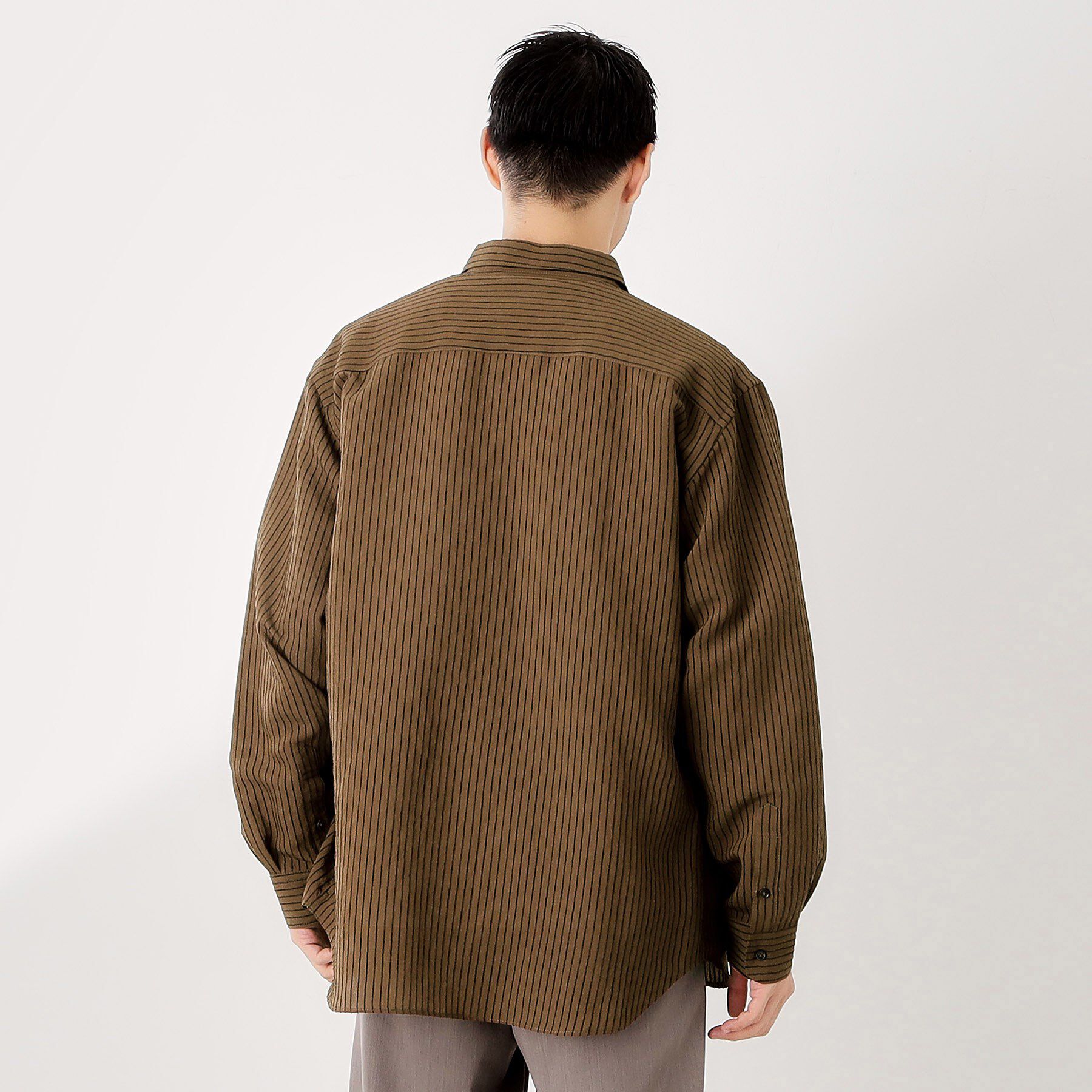 THE SHOP TK「チェック＆ストライプ アソート長袖シャツ【洗濯機OK】」|シャツ・ブラウス|