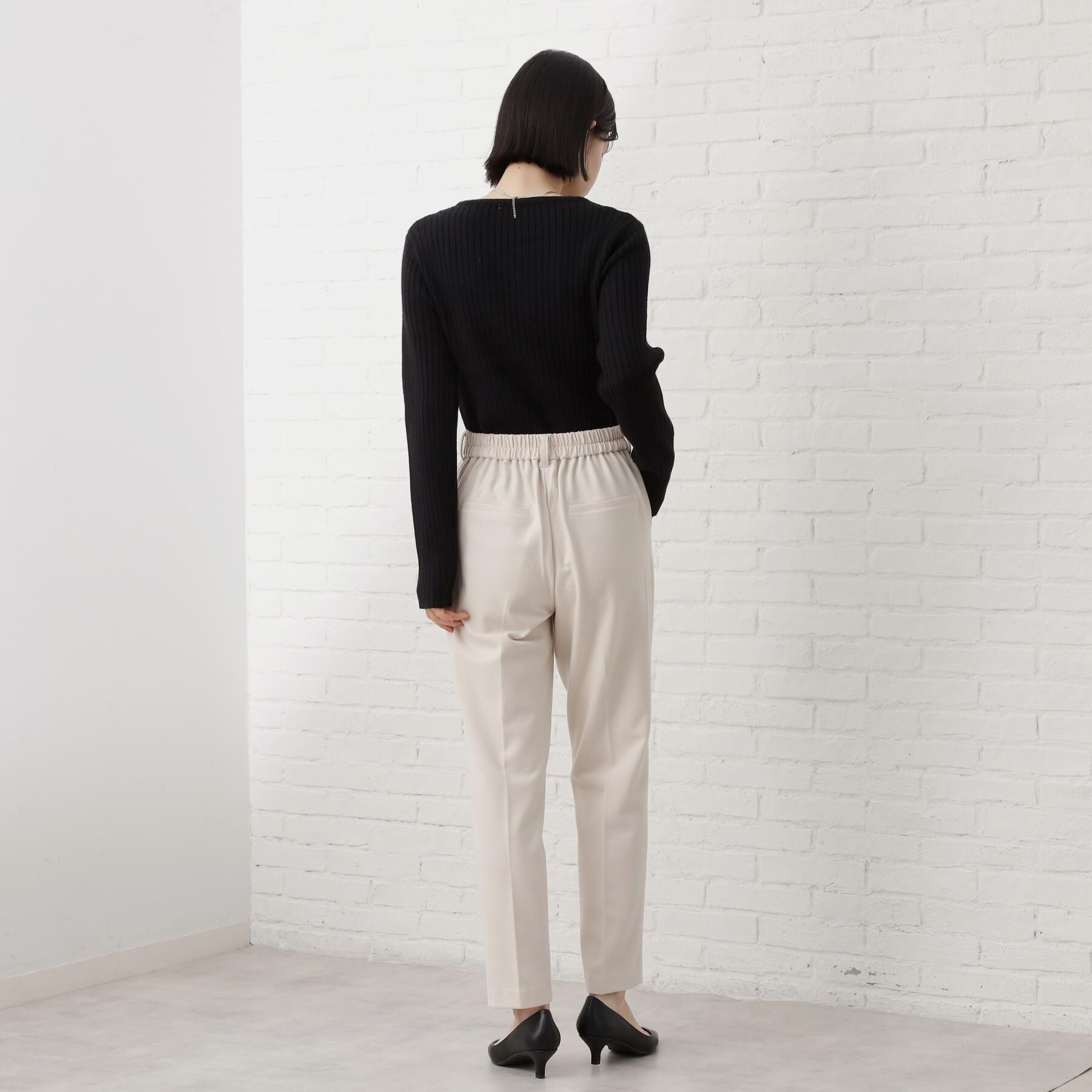 THE SHOP TK「【着丈選べる/XS～XLサイズ】あったか裏起毛テーパードパンツ」|その他|