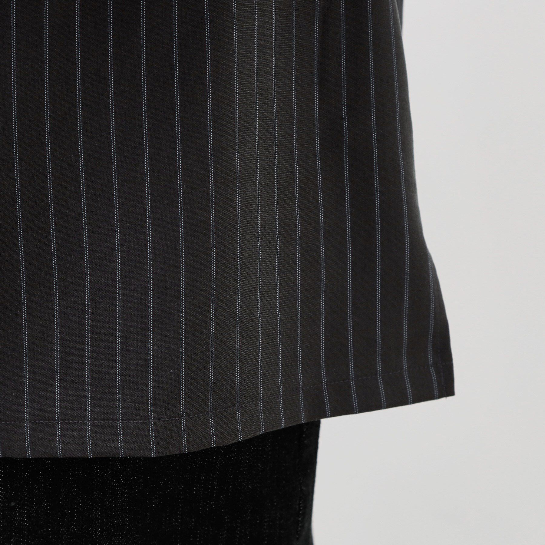 THE SHOP TK「ダブルポケットストライプ長袖シャツ 【洗濯機OK】」|シャツ・ブラウス|