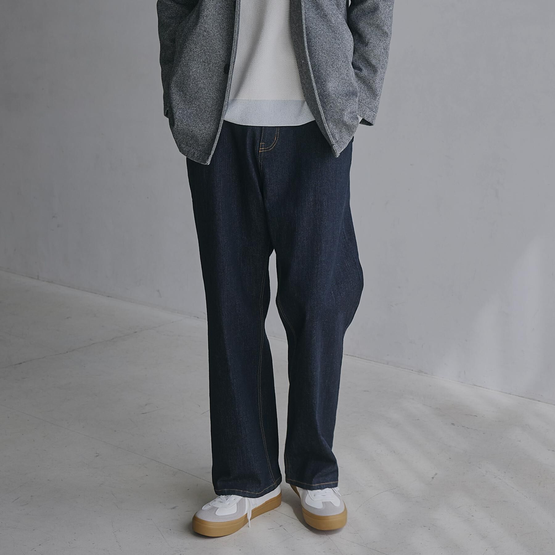 THE SHOP TK「コットンカーブデニム 【セットアップ可/洗濯機OK】」|デニム|