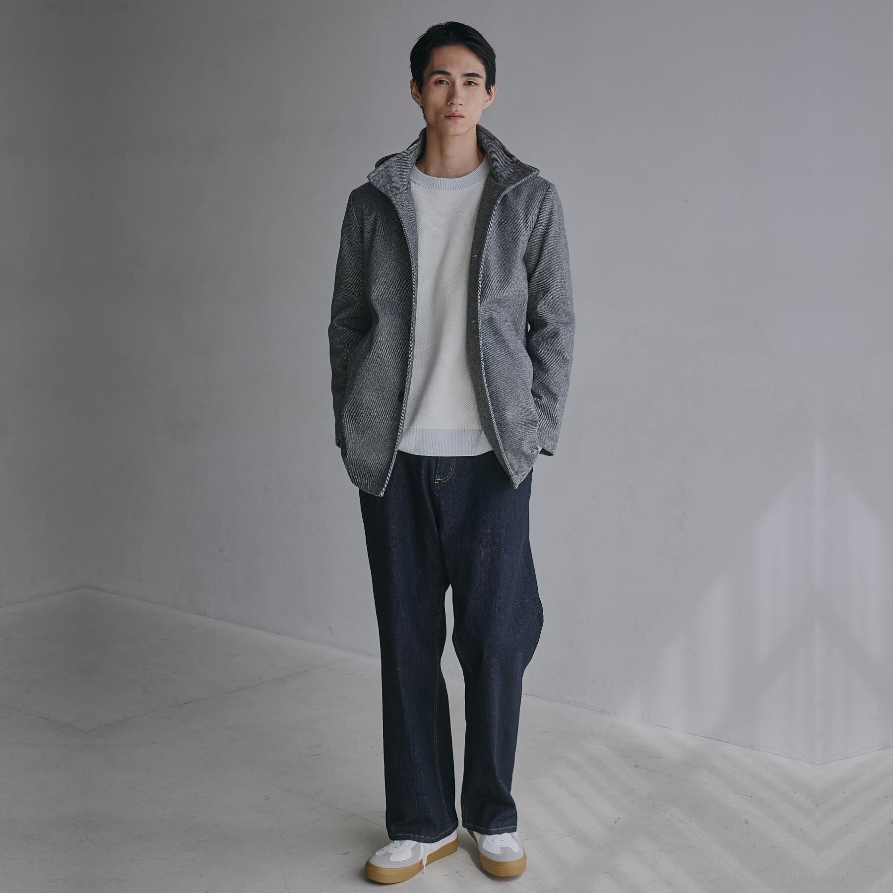 THE SHOP TK「コットンカーブデニム 【セットアップ可/洗濯機OK】」|デニム|