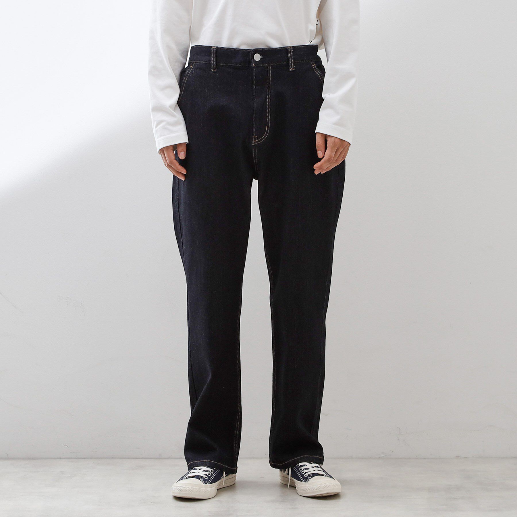 THE SHOP TK「コットンカーブデニム 【セットアップ可/洗濯機OK】」|デニム|