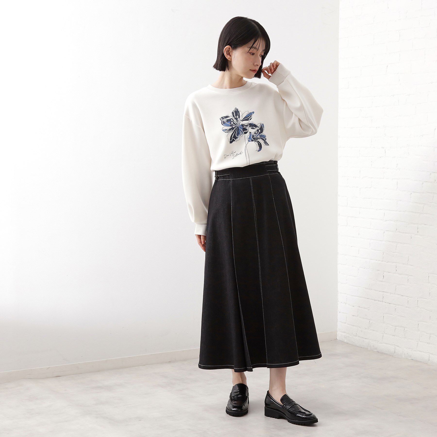 THE SHOP TK「ロゴアソートプルオーバー【洗濯機OK】」|Tシャツ・カットソー|