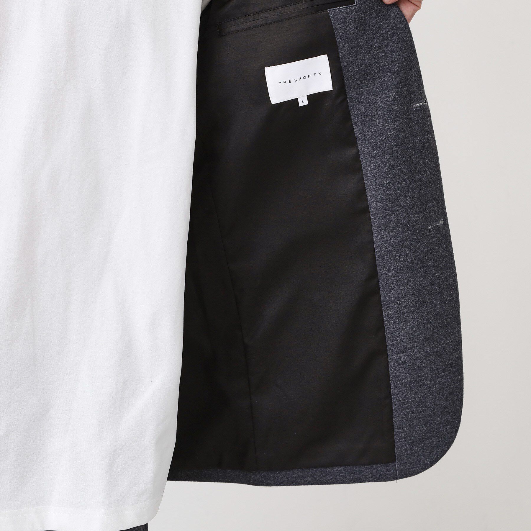 THE SHOP TK「起毛TRジャージジャケット 【洗濯機OK／ストレッチ／セットアップ可】」|テーラードジャケット|